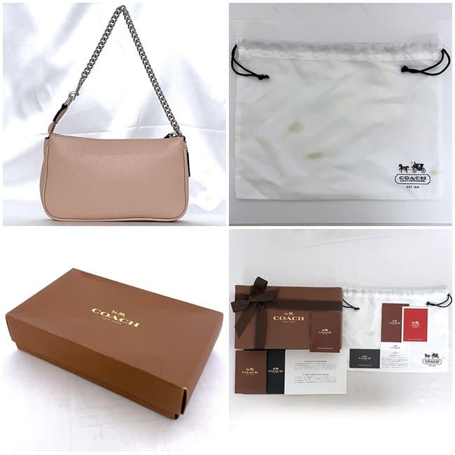 Coach COACH Mini Bag Pink Leather Size ONE SIZE - 2 Thumbnail