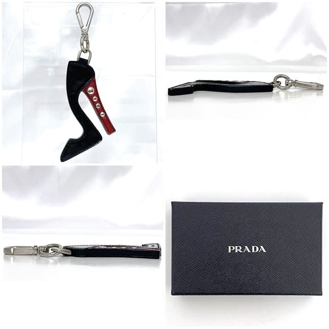 Prada PRADA Black Leather Size ONE SIZE - 2 Thumbnail