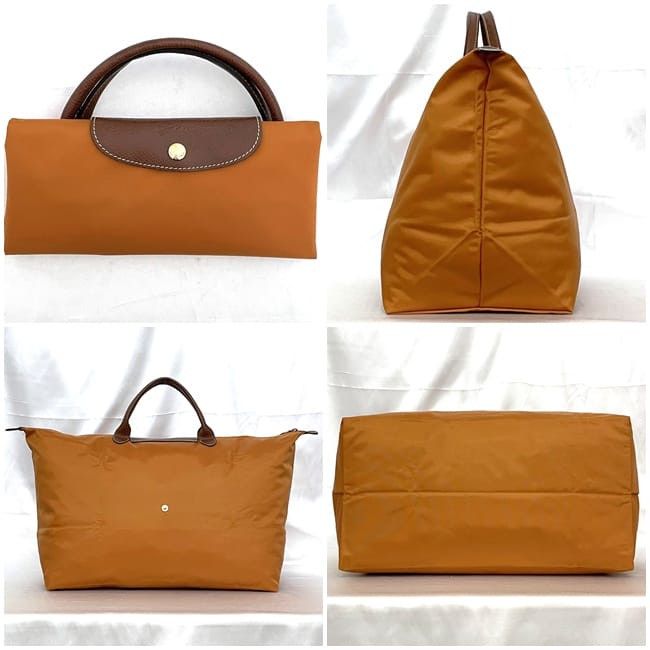Longchamp LONGCHAMP Tote Bag Orange Synthetic Size ONE SIZE - 2 Thumbnail
