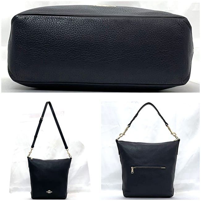 Coach COACH Cross Body Bag Blue Leather Size ONE SIZE - 2 Thumbnail