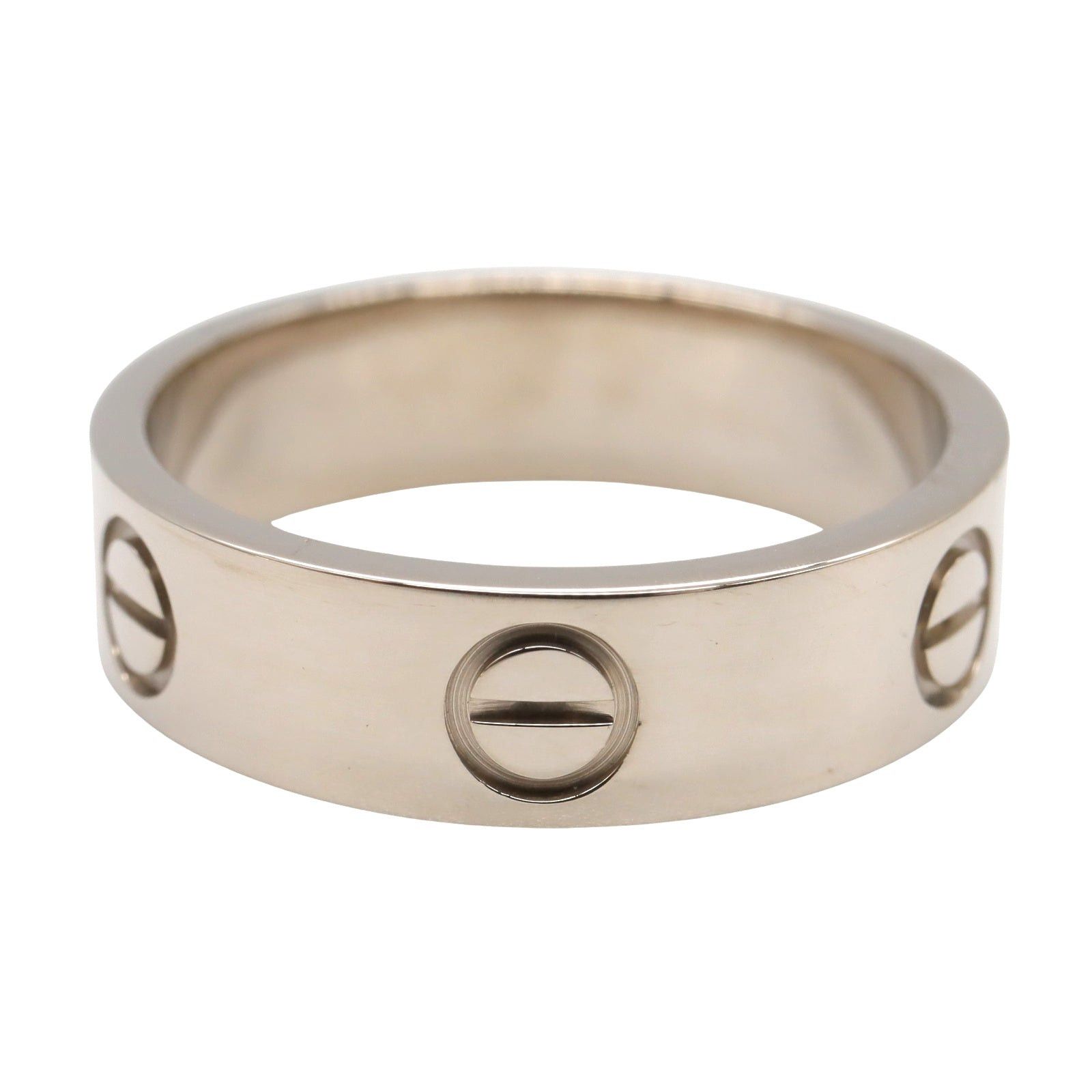 Cartier Cartier Love Ring K18Wg (White Gold) Silver Size ONE SIZE - 2 Thumbnail