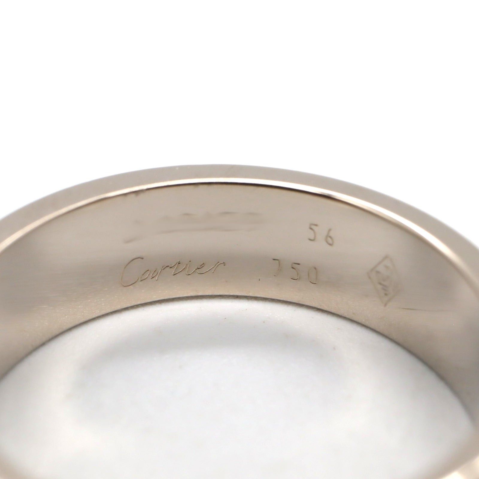 Cartier Cartier Love Ring K18Wg (White Gold) Silver Size ONE SIZE - 4 Thumbnail