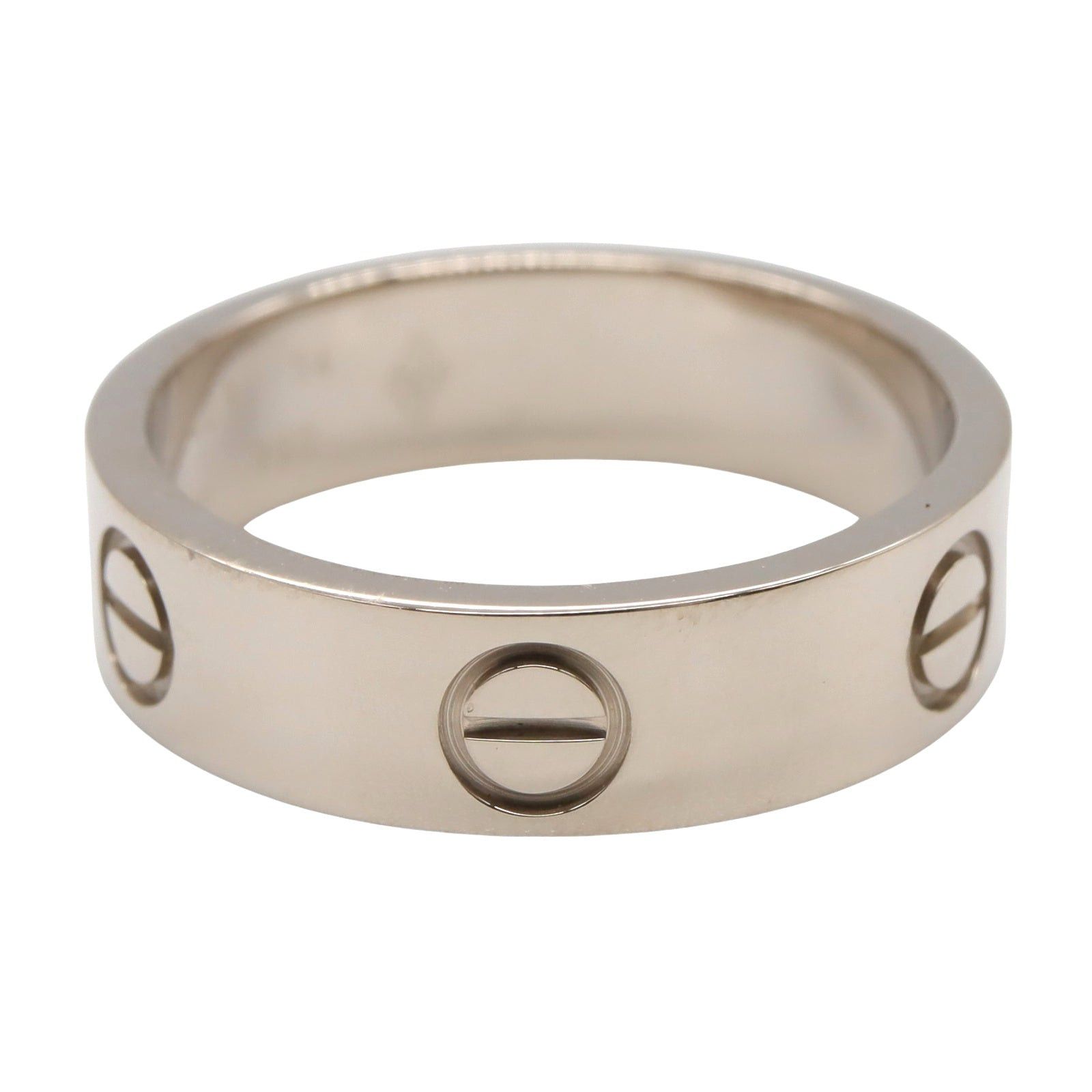 Cartier Cartier Love Ring K18Wg (White Gold) Silver Size ONE SIZE - 3 Thumbnail