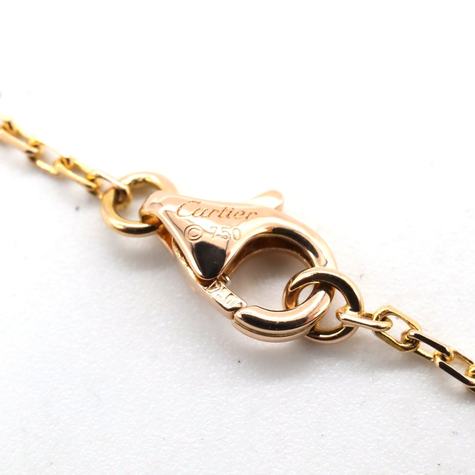 Cartier Cartier C Heart Necklace 1Pd K18Pg (Pink Gold) Diamond Clear Size ONE SIZE - 4 Thumbnail