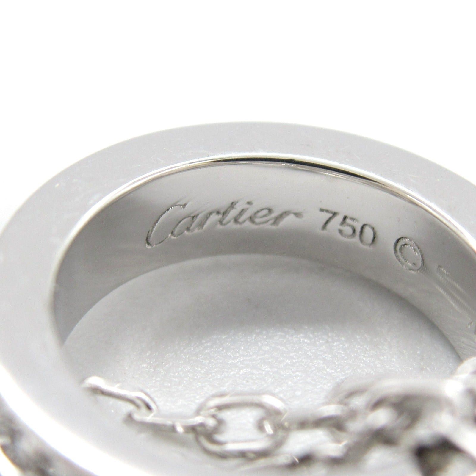 Cartier Cartier Love Three Hoops Necklace K18Wg (White Gold) K18Pg (Pink Diamond Clear Size ONE SIZE - 6 Thumbnail