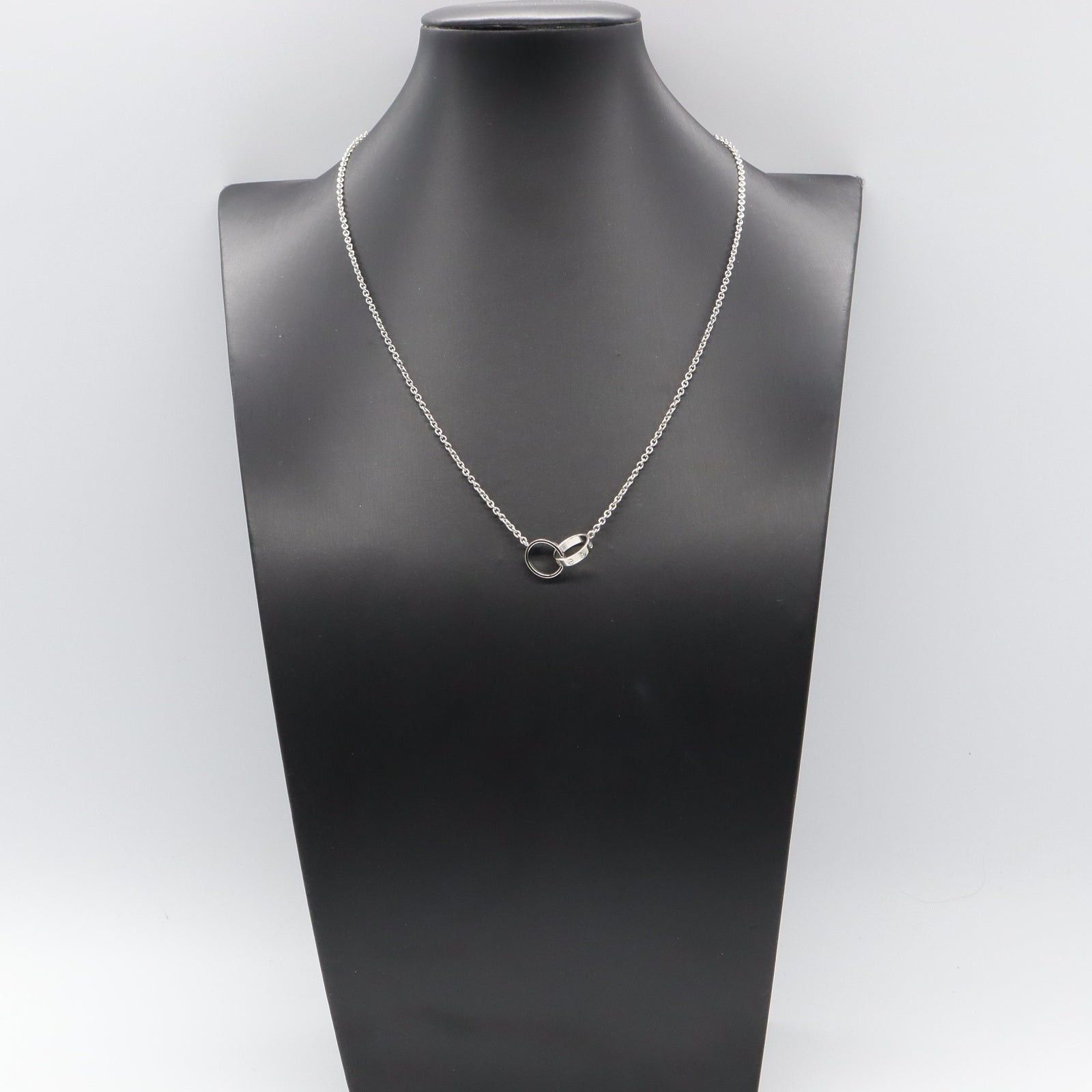 Cartier Cartier Baby Love Necklace K18Wg (White Gold) Silver Size ONE SIZE - 8 Thumbnail