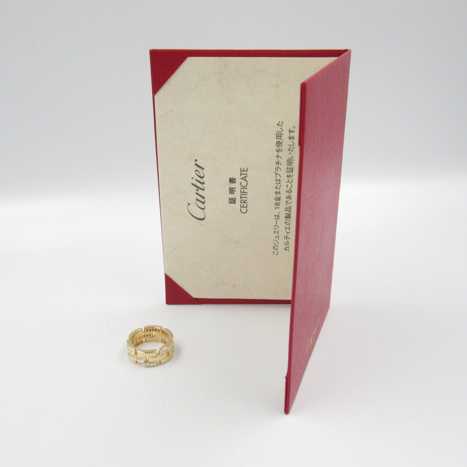 Cartier Cartier Mailon Panthère Half Diamond Ring K18 (Yellow Gold) Clear Size ONE SIZE - 9 Thumbnail
