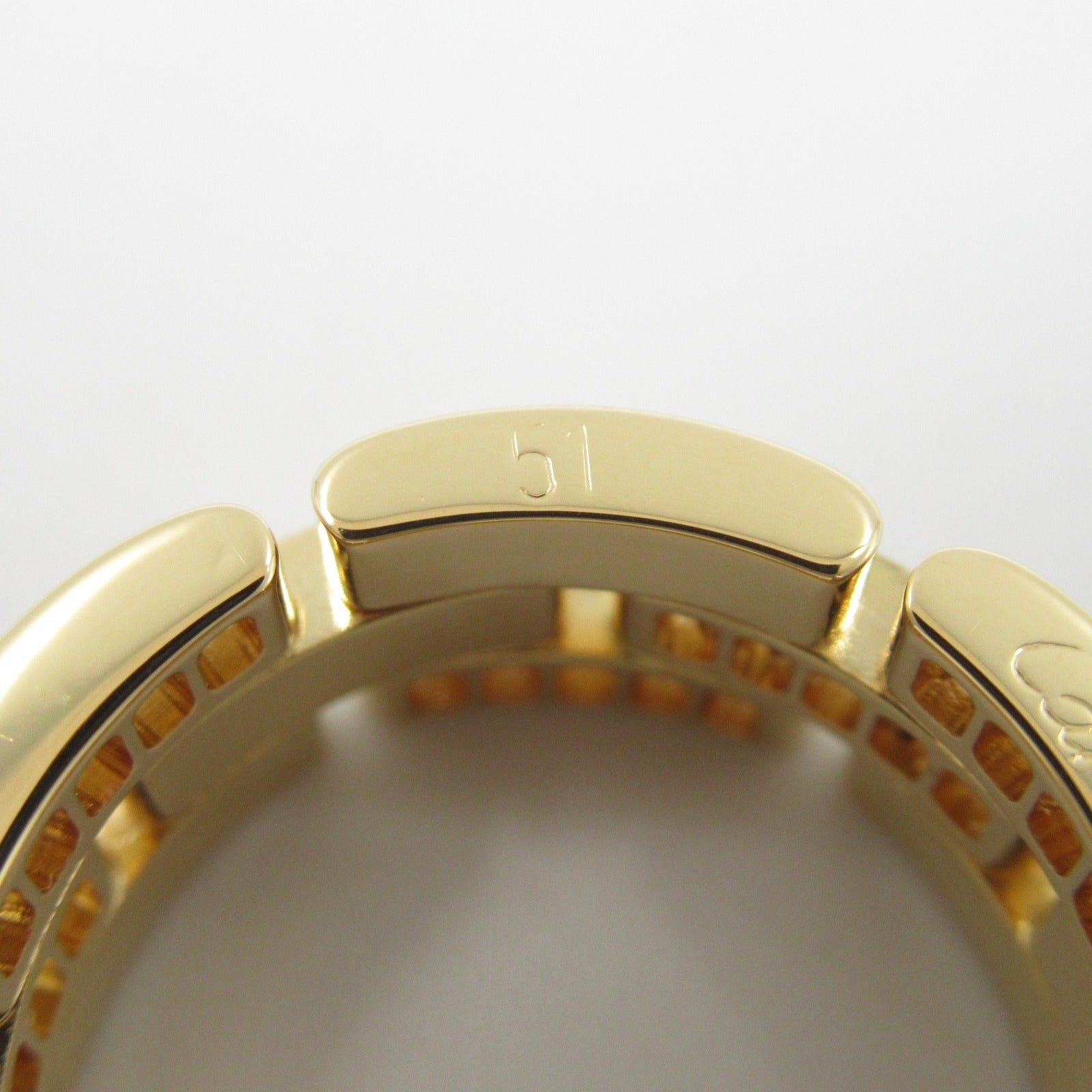 Cartier Cartier Mailon Panthère Half Diamond Ring K18 (Yellow Gold) Clear Size ONE SIZE - 5 Thumbnail