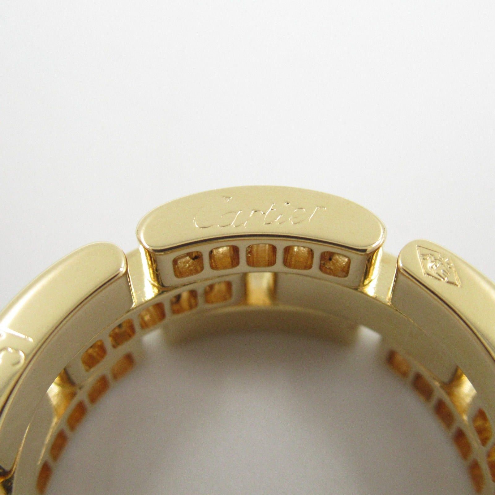 Cartier Cartier Mailon Panthère Half Diamond Ring K18 (Yellow Gold) Clear Size ONE SIZE - 4 Thumbnail