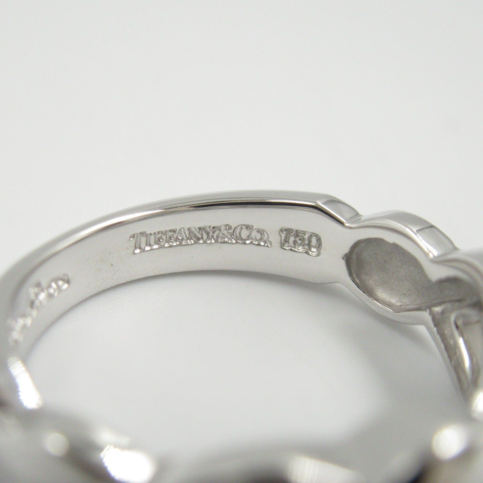 Tiffany & Co. Tiffany Co Diamond Ring K18Wg (White Gold) Clear Size ONE SIZE - 4 Thumbnail