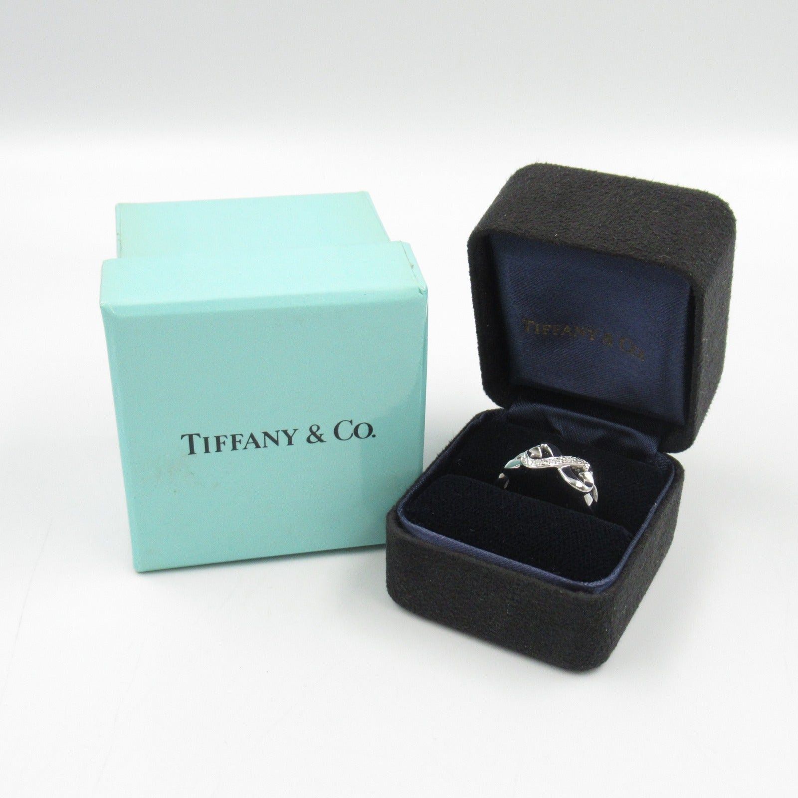 Tiffany & Co. Tiffany Co Diamond Ring K18Wg (White Gold) Clear Size ONE SIZE - 7 Thumbnail