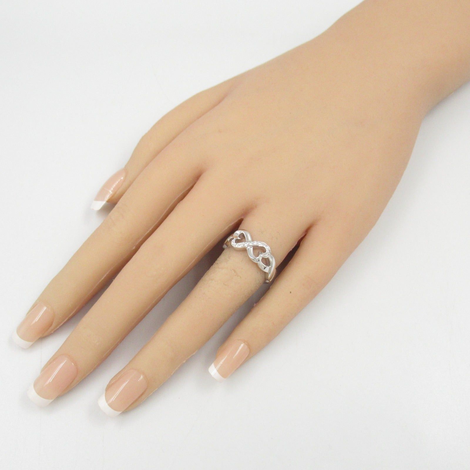 Tiffany & Co. Tiffany Co Diamond Ring K18Wg (White Gold) Clear Size ONE SIZE - 8 Thumbnail