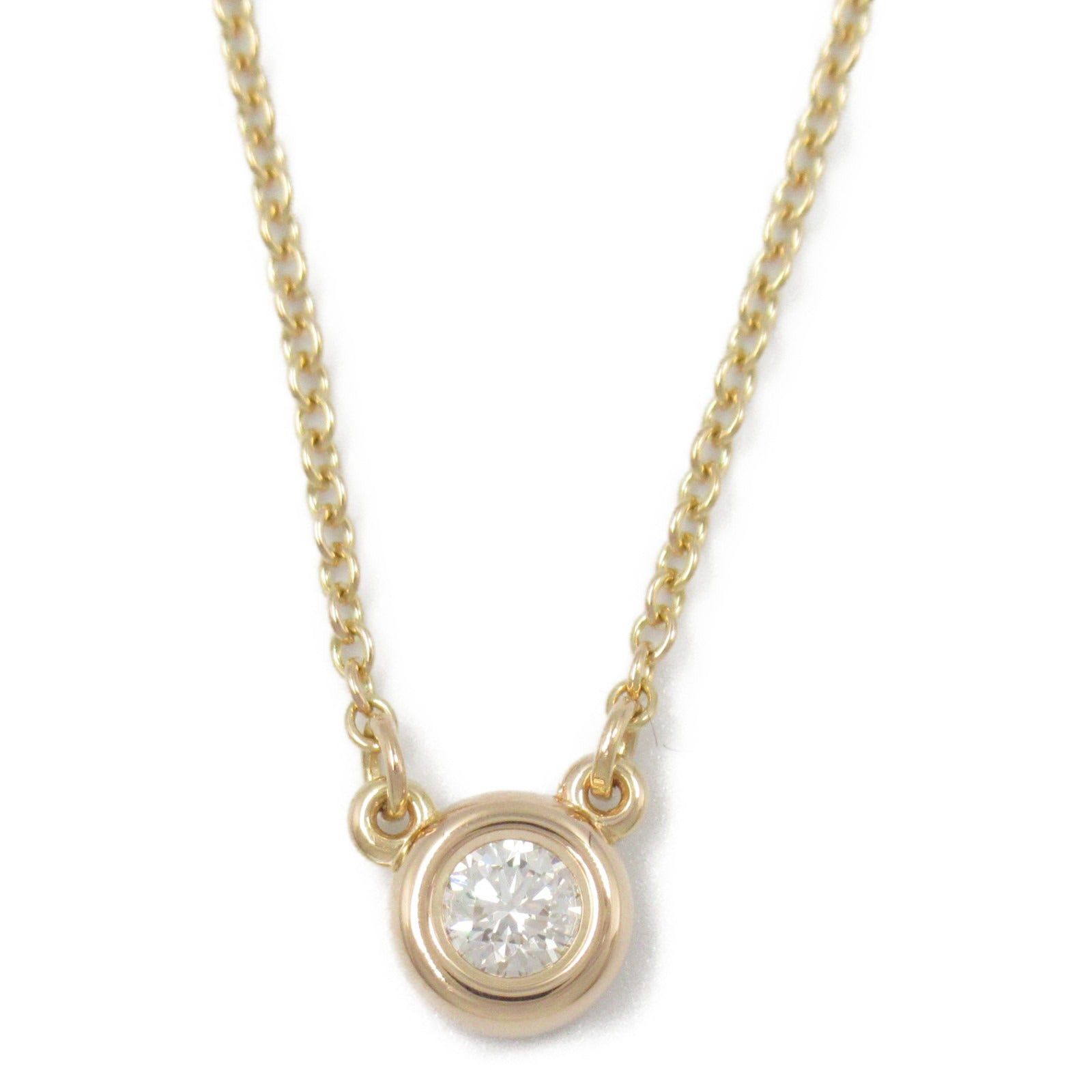 Tiffany & Co. Tiffany Co By-The-Yard Diamond Necklace K18Pg (Pink Gold) Clear Size ONE SIZE - 2 Thumbnail
