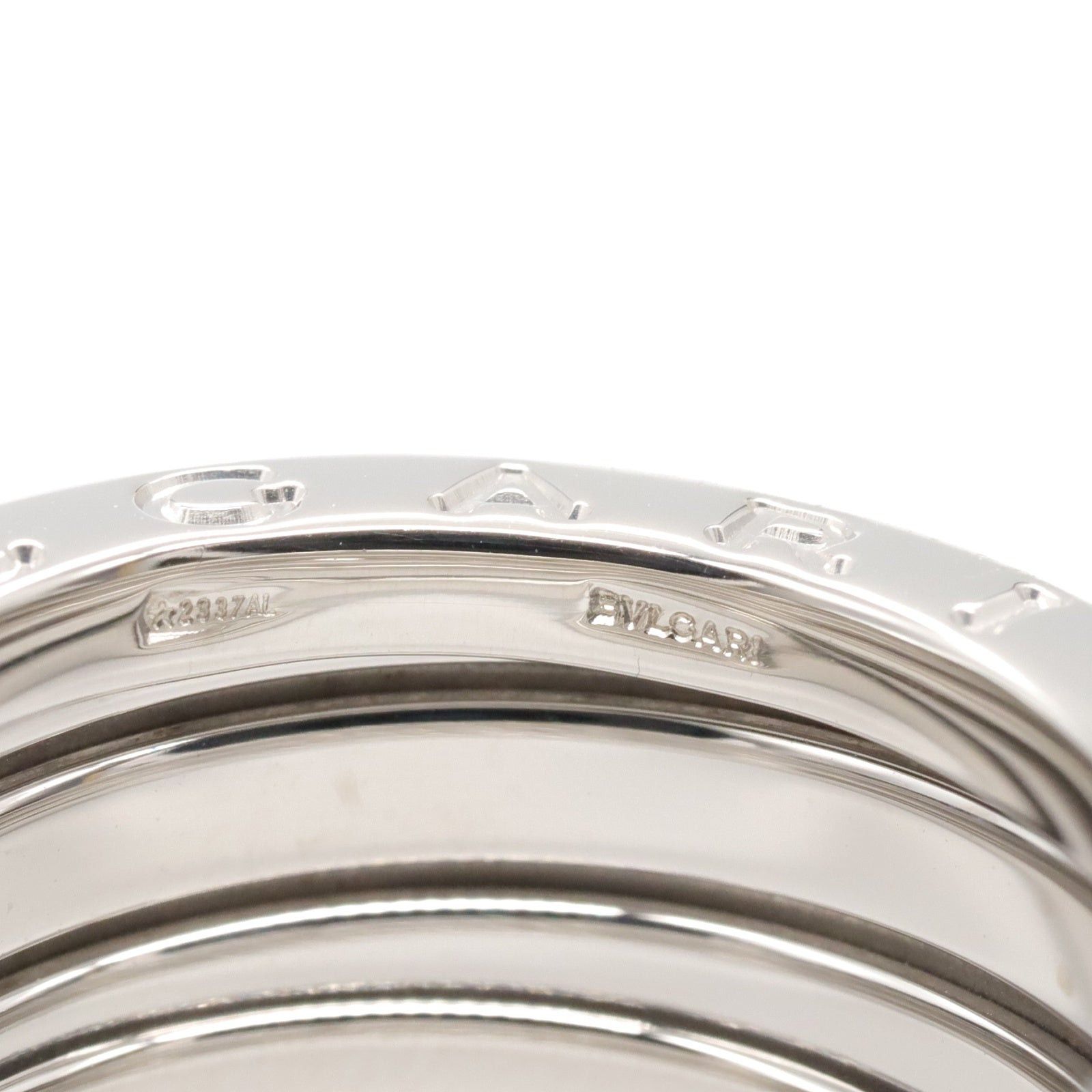 Bvlgari Bvlgari B Zero One Ring K18Wg (White Gold) Silver Size ONE SIZE - 5 Thumbnail