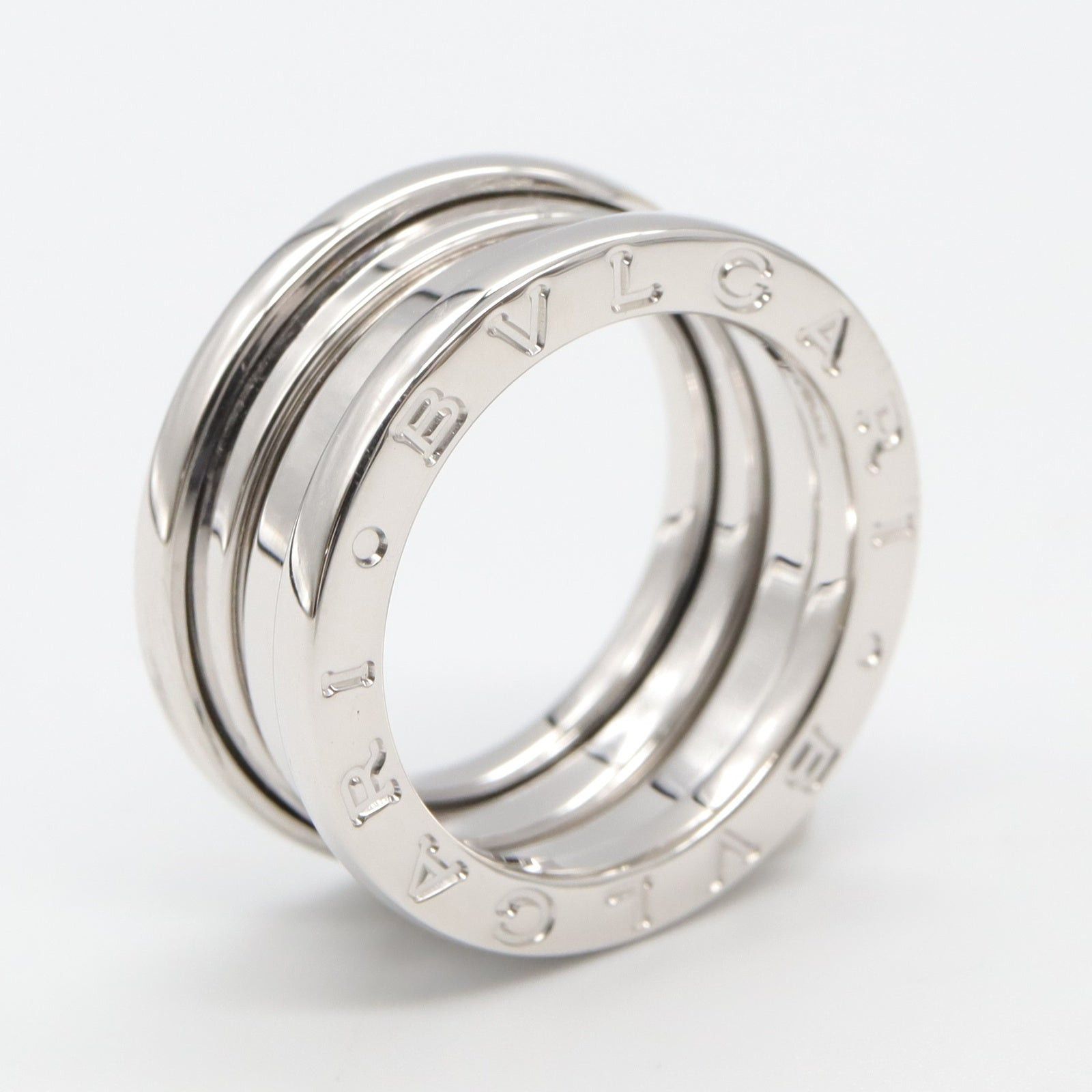 Bvlgari Bvlgari B Zero One Ring K18Wg (White Gold) Silver Size ONE SIZE - 4 Thumbnail