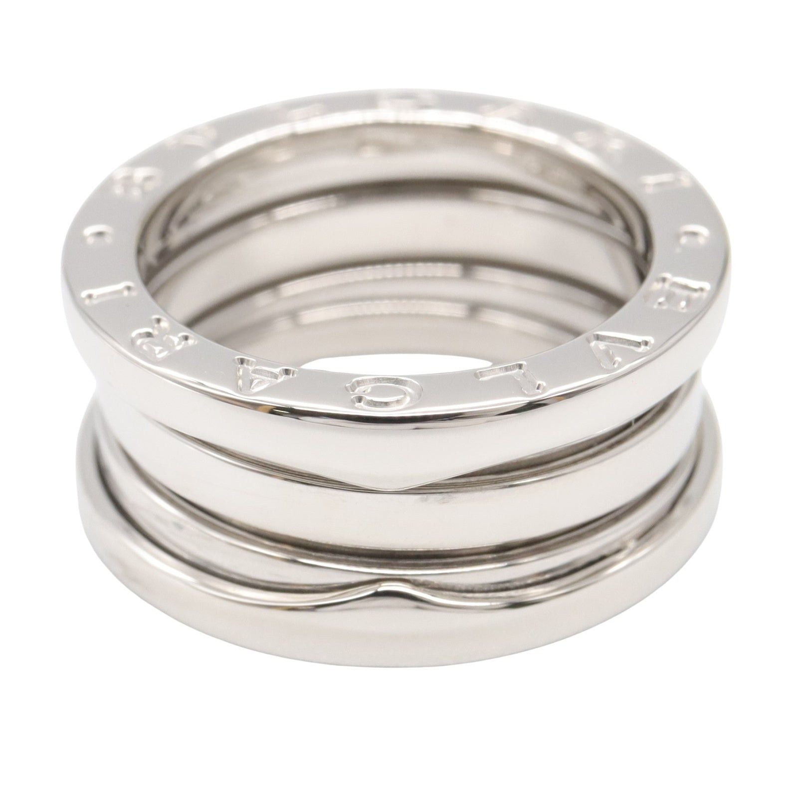 Bvlgari Bvlgari B Zero One Ring K18Wg (White Gold) Silver Size ONE SIZE - 3 Thumbnail