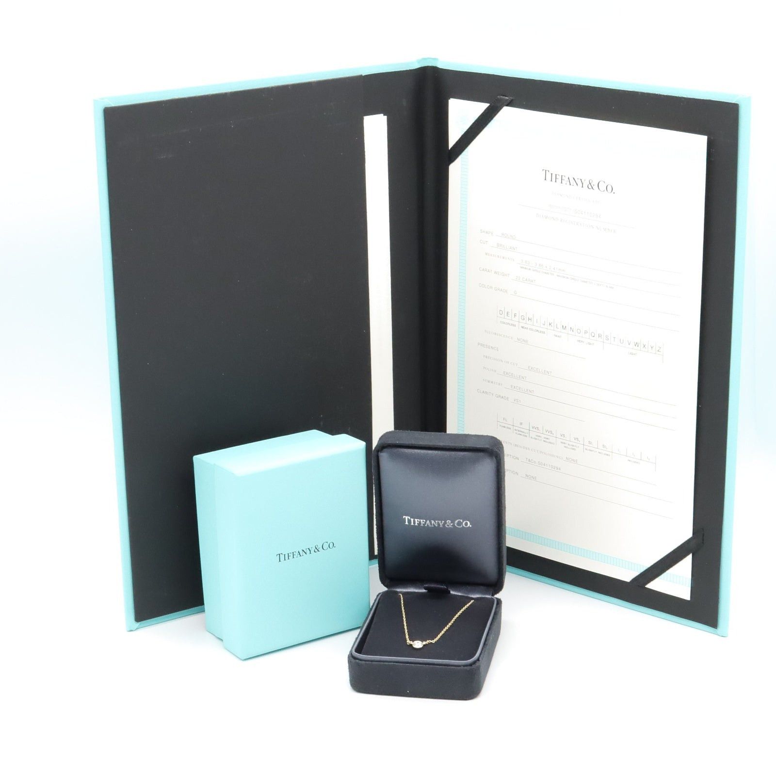 Tiffany & Co. Tiffany Co By-The-Yard Necklace K18 (Yellow Gold) Diamond Clear Size ONE SIZE - 6 Thumbnail