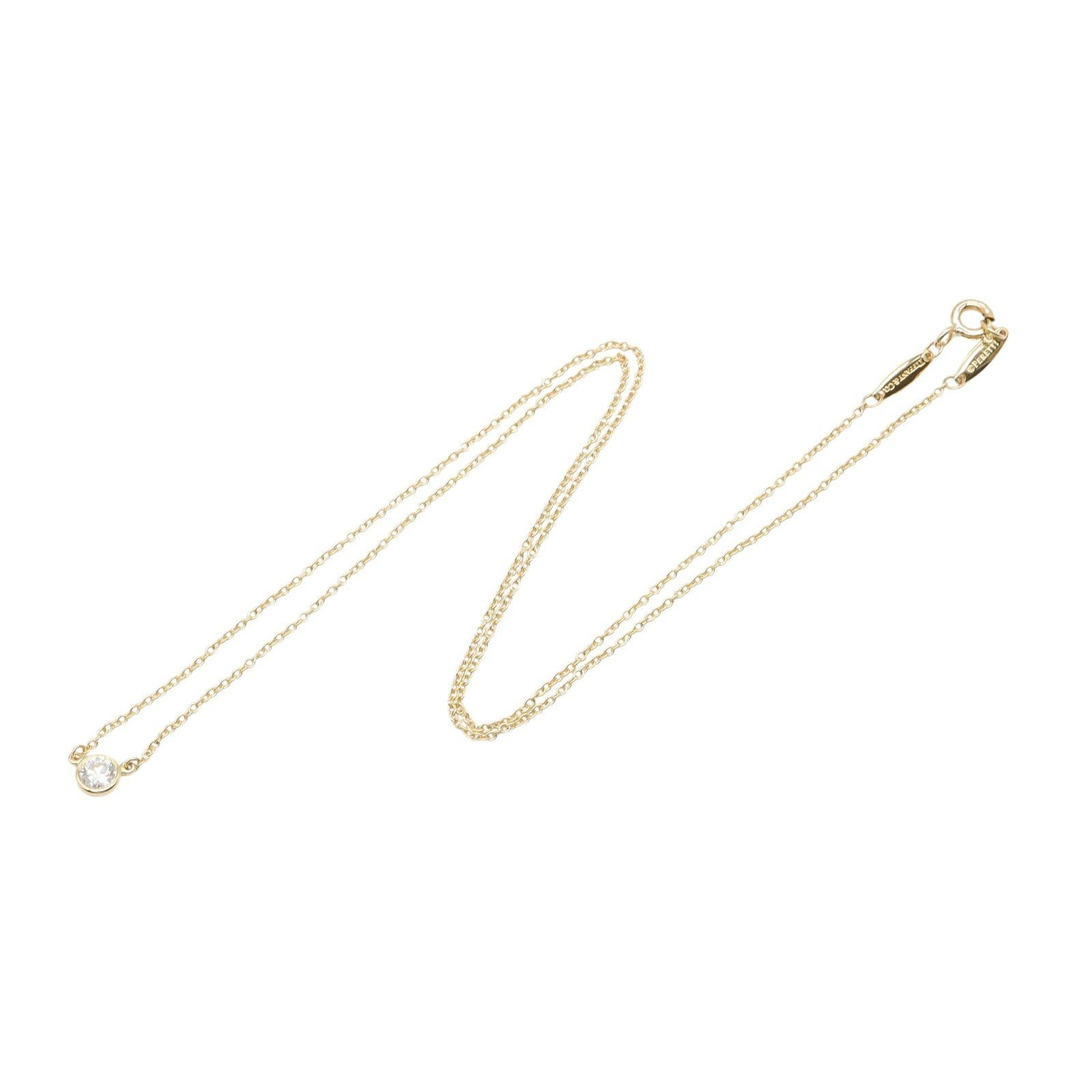 Tiffany & Co. Tiffany Co By-The-Yard Necklace K18 (Yellow Gold) Diamond Clear Size ONE SIZE - 3 Thumbnail