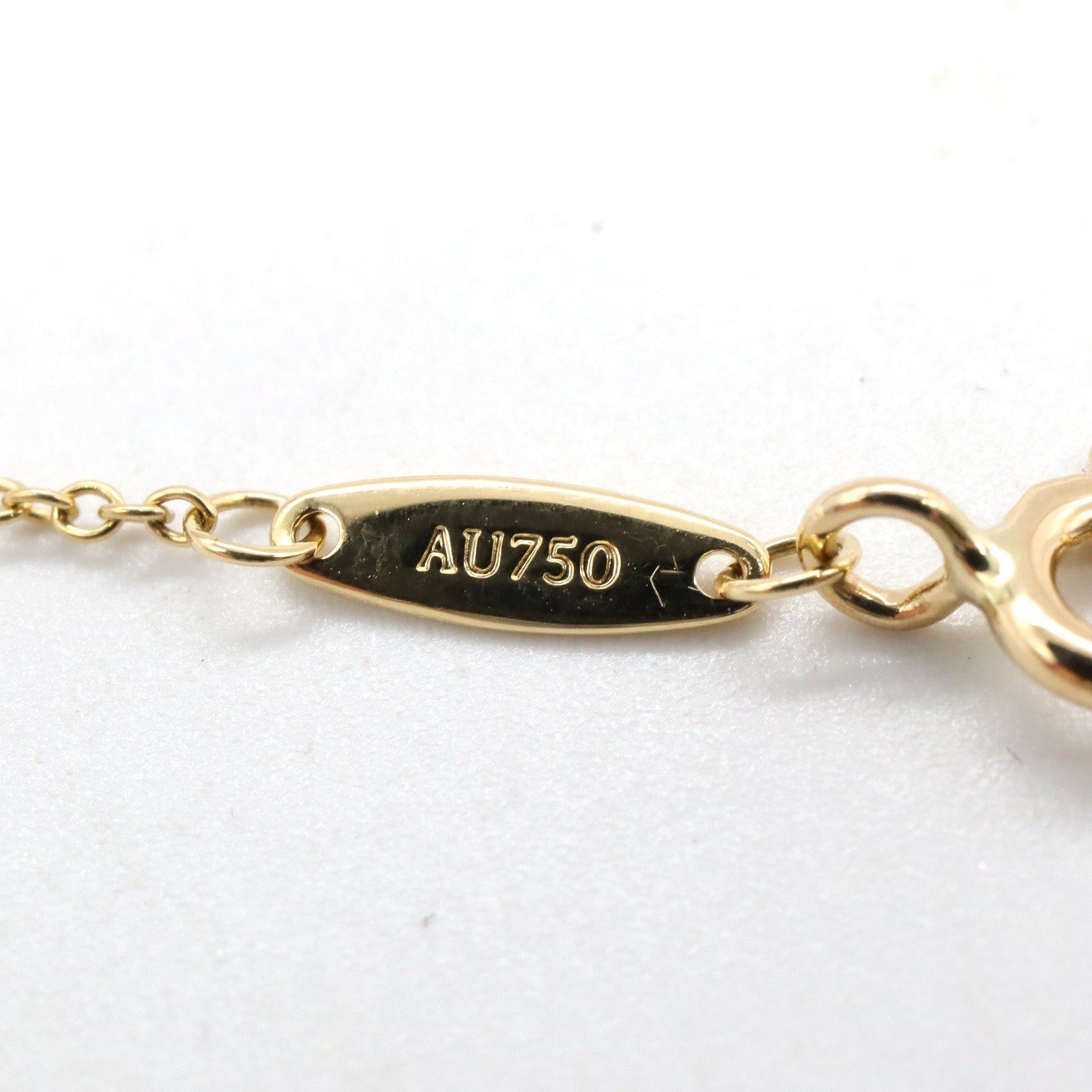 Tiffany & Co. Tiffany Co By-The-Yard Necklace K18 (Yellow Gold) Diamond Clear Size ONE SIZE - 5 Thumbnail