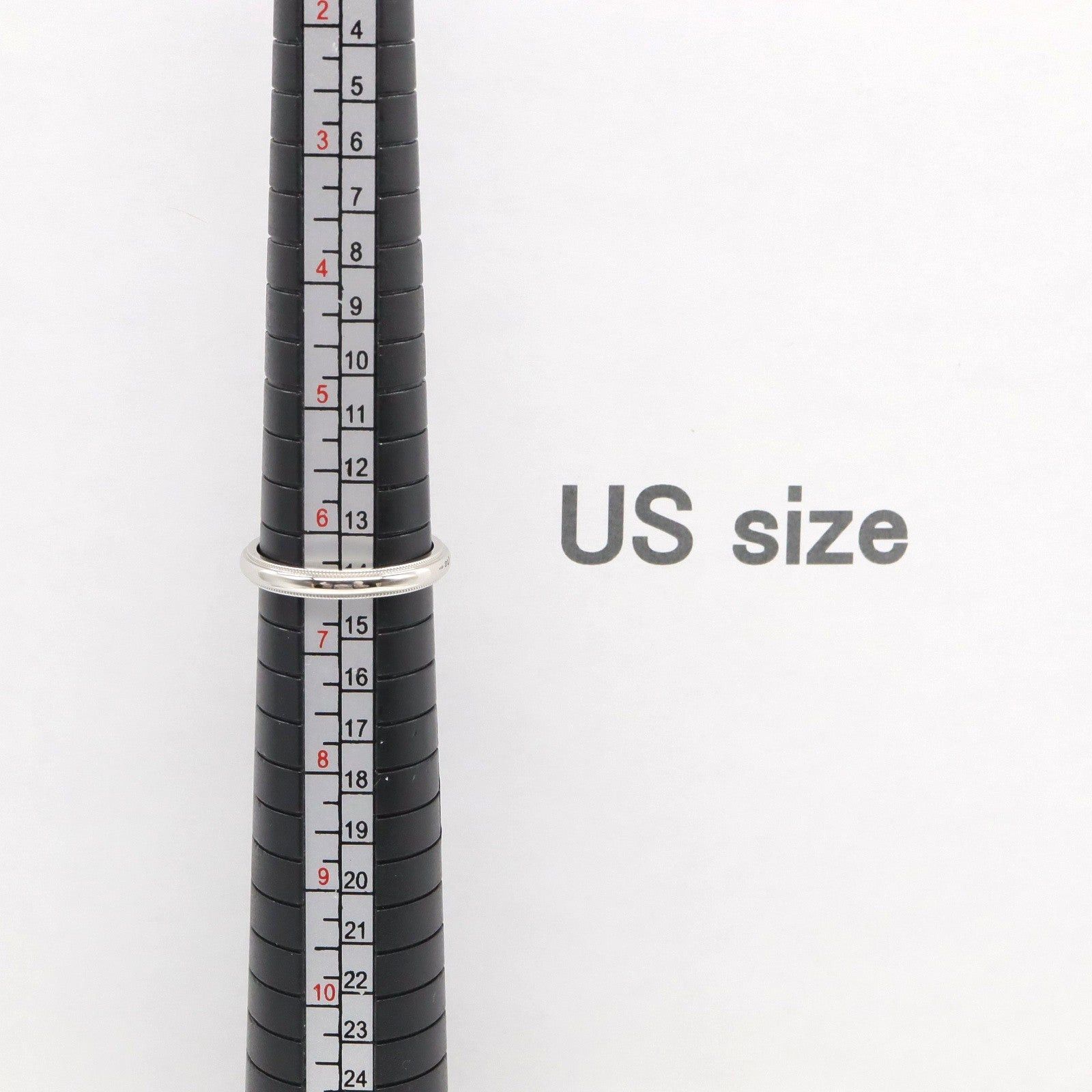 Tiffany & Co. Tiffany Co Milgrain Bundling Ring Pt950 Platinum Silver Size ONE SIZE - 7 Thumbnail