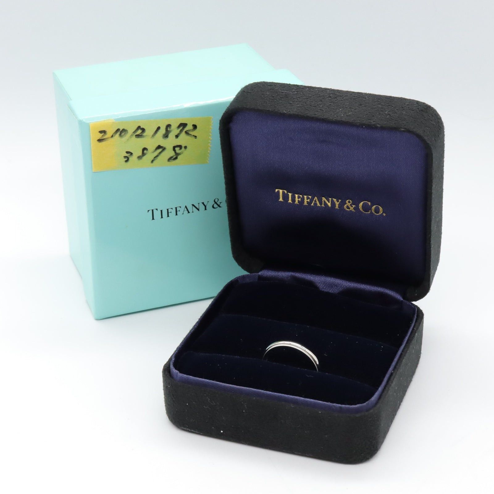 Tiffany & Co. Tiffany Co Milgrain Bundling Ring Pt950 Platinum Silver Size ONE SIZE - 5 Thumbnail
