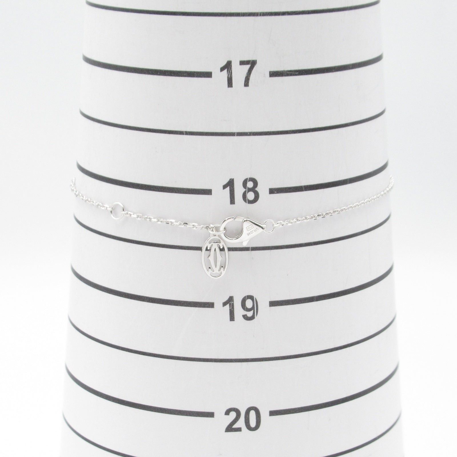 Cartier Cartier Amour Bracelet Xs K18Wg (White Gold) Diamond Clear Size ONE SIZE - 6 Thumbnail