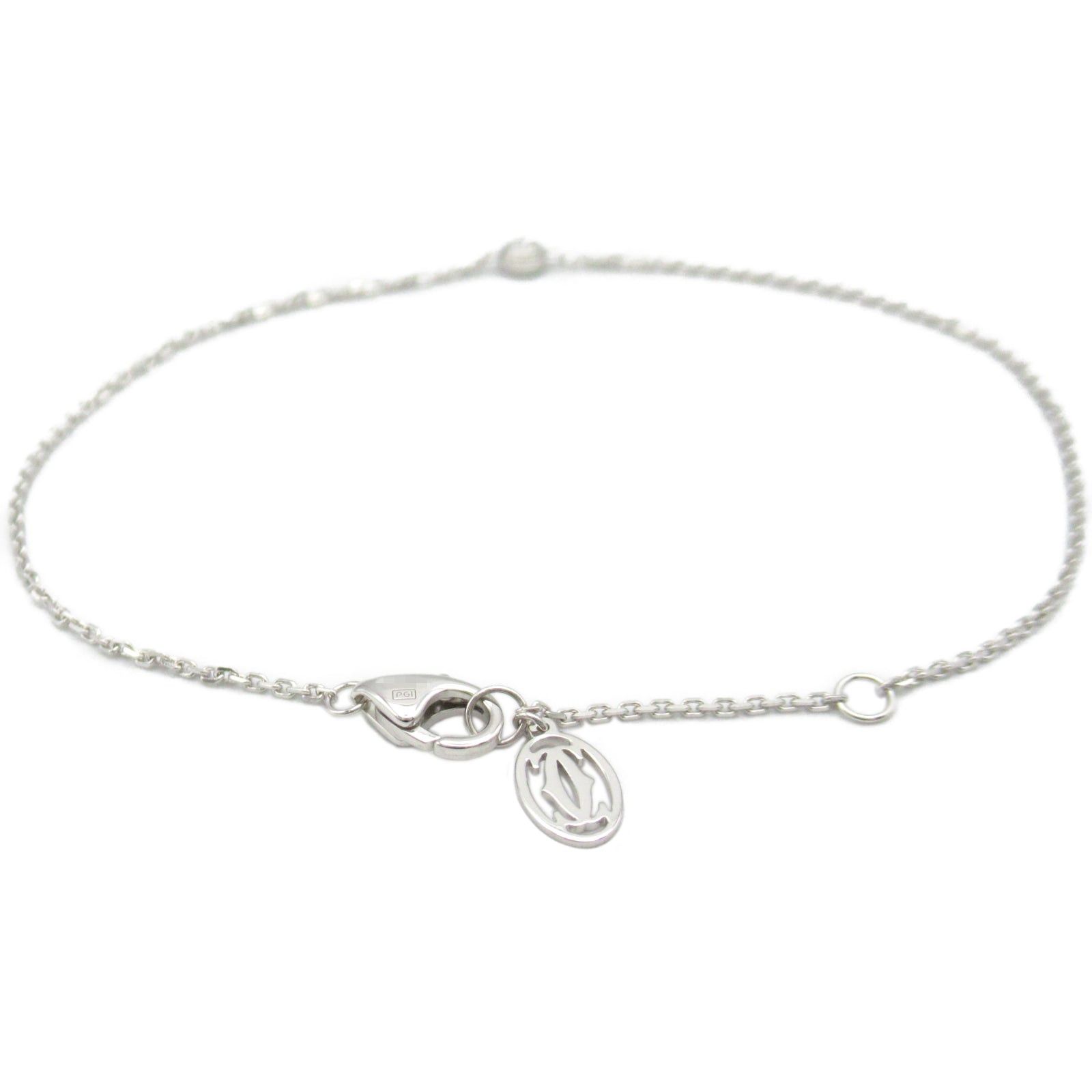 Cartier Cartier Amour Bracelet Xs K18Wg (White Gold) Diamond Clear Size ONE SIZE - 2 Thumbnail