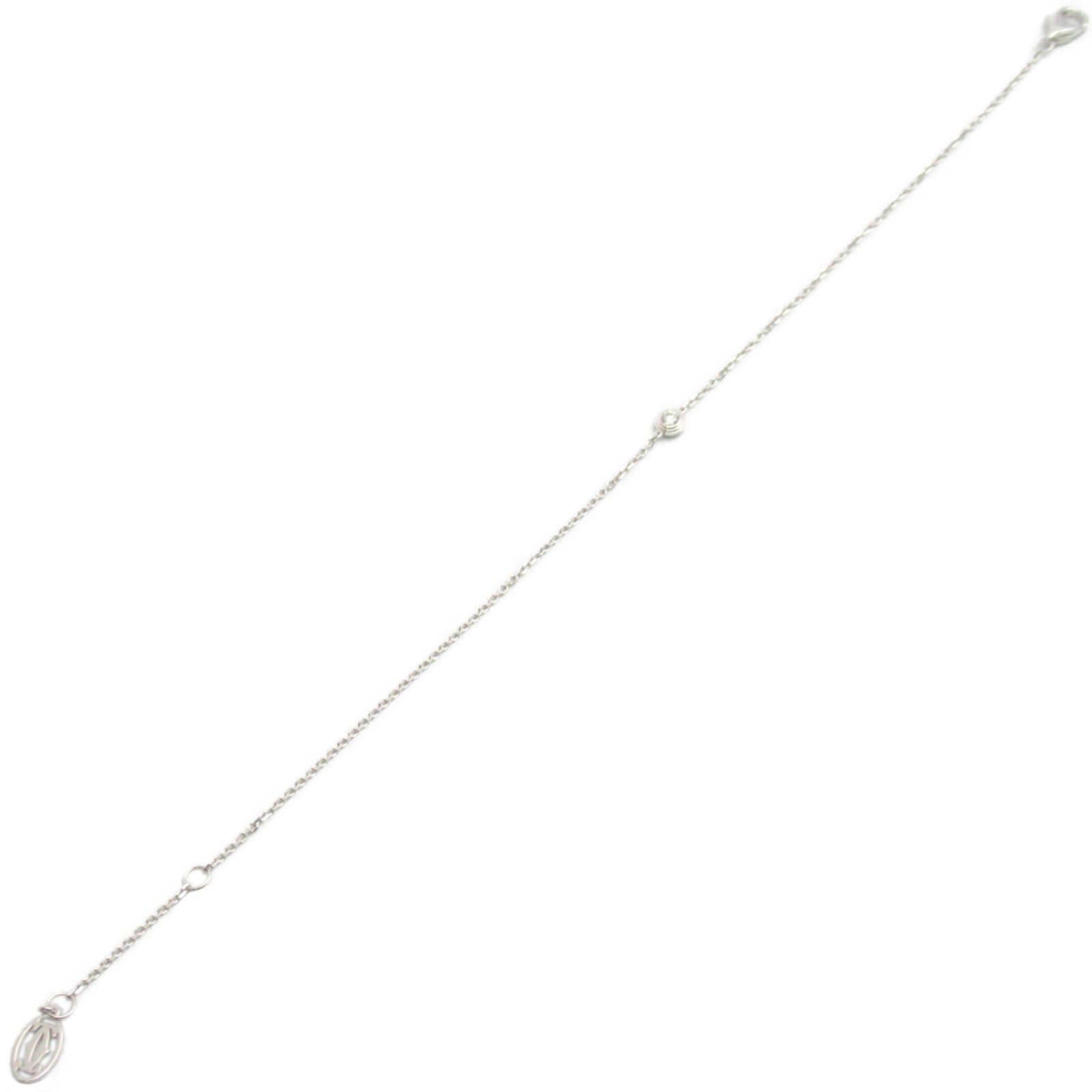 Cartier Cartier Amour Bracelet Xs K18Wg (White Gold) Diamond Clear Size ONE SIZE - 3 Thumbnail