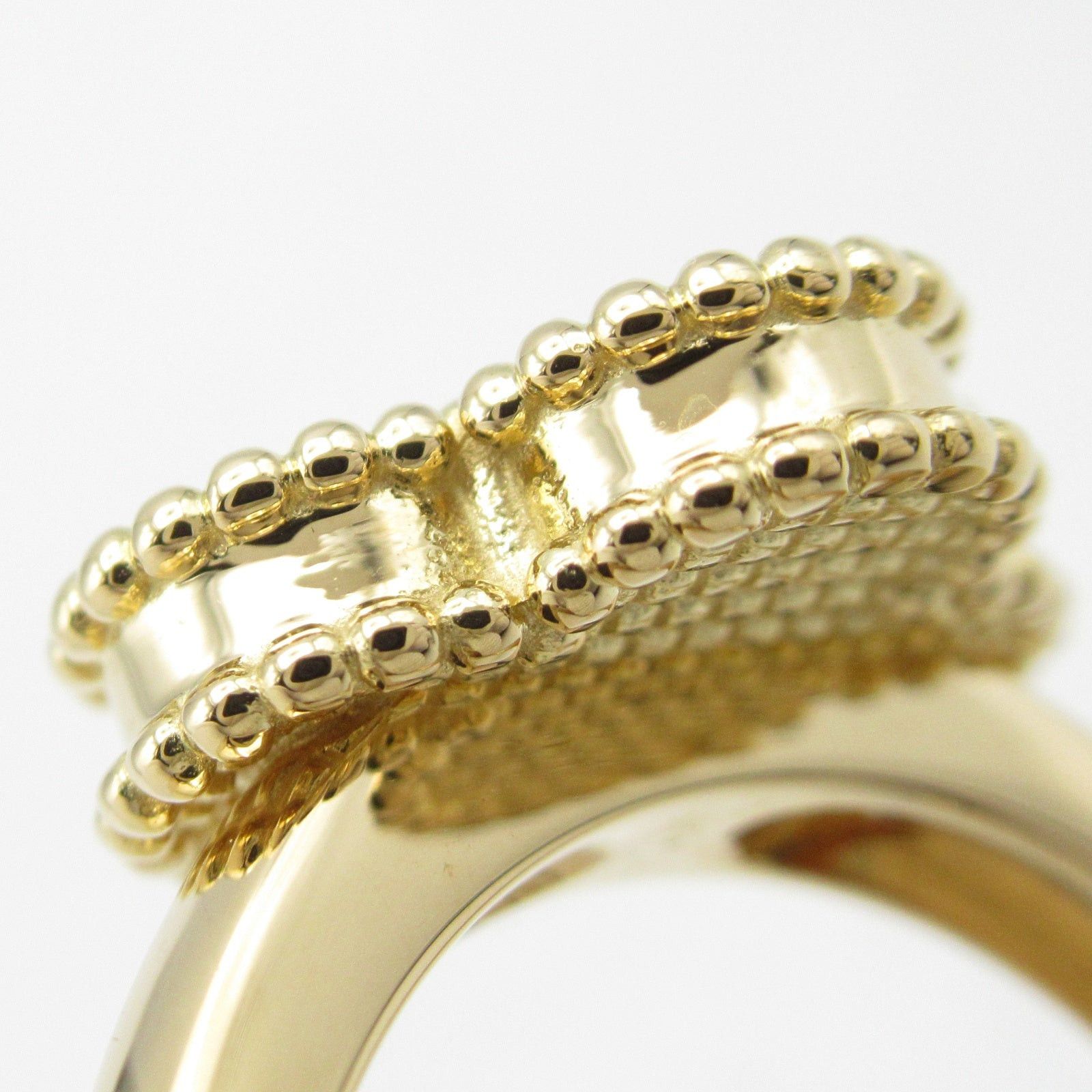 Van Cleef & Arpels Van Cleef Arpels Alhambra Ring Onyx K18 (Yellow Gold) Black Size ONE SIZE - 6 Thumbnail