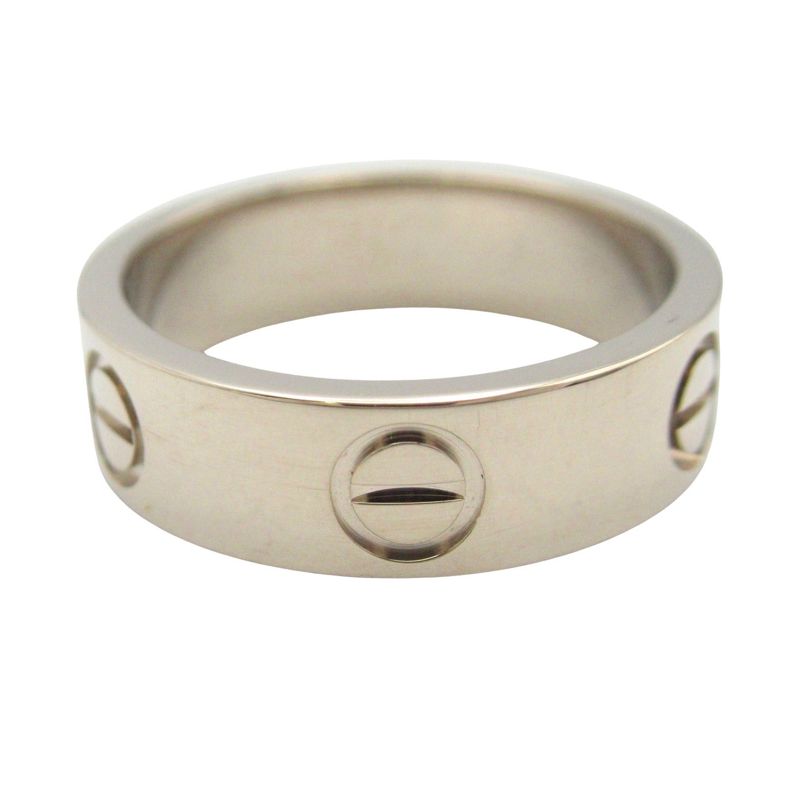 Cartier Cartier Love Ring K18Wg (White Gold) Silver Size ONE SIZE - 3 Thumbnail