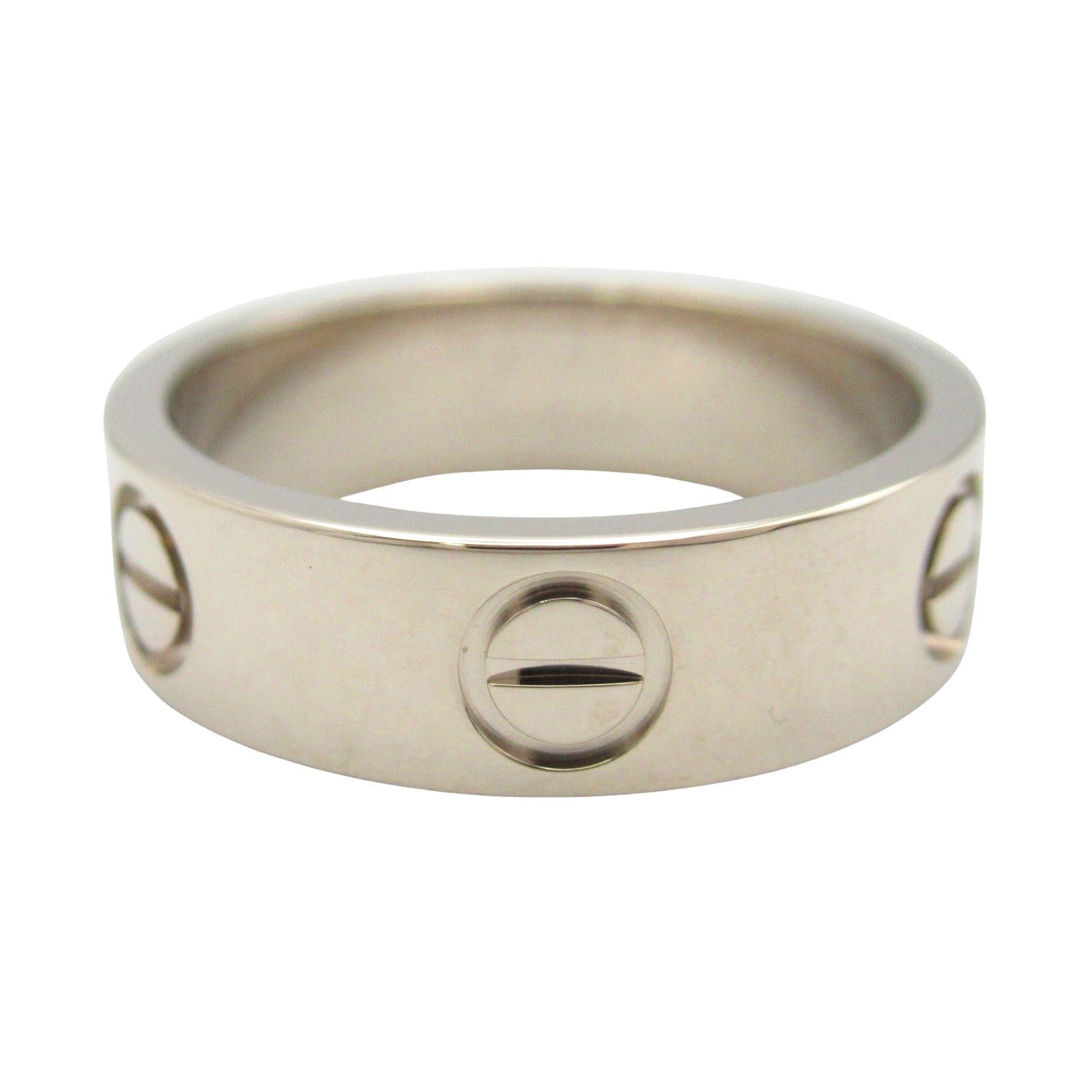 Cartier Cartier Love Ring K18Wg (White Gold) Silver Size ONE SIZE - 2 Thumbnail