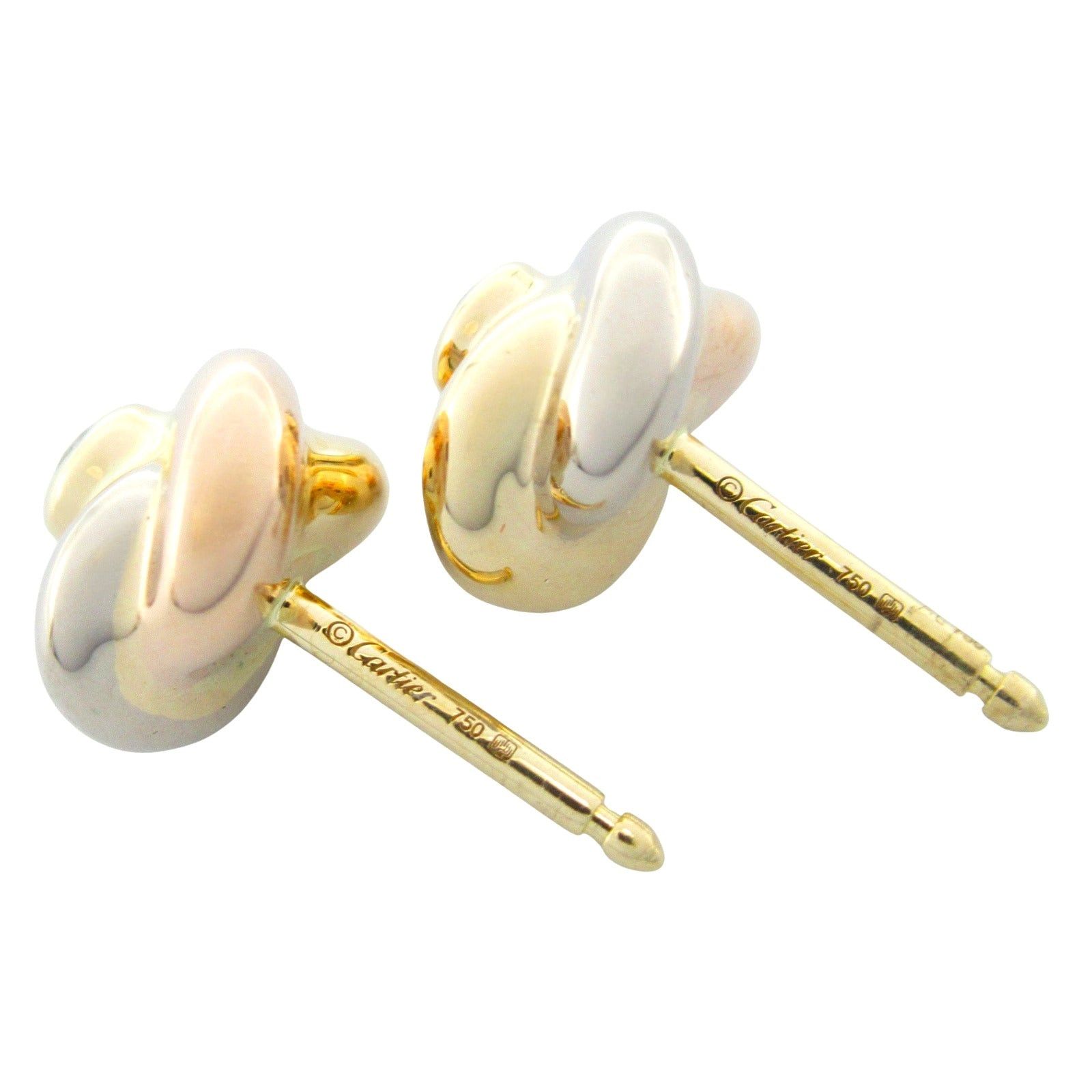 Cartier Cartier Baby Trinity Diamond Earrings K18 (Yellow Gold) K18Wg (White K18Pg (Pink Gold)/Diamond Clear Size ONE SIZE - 3 Thumbnail