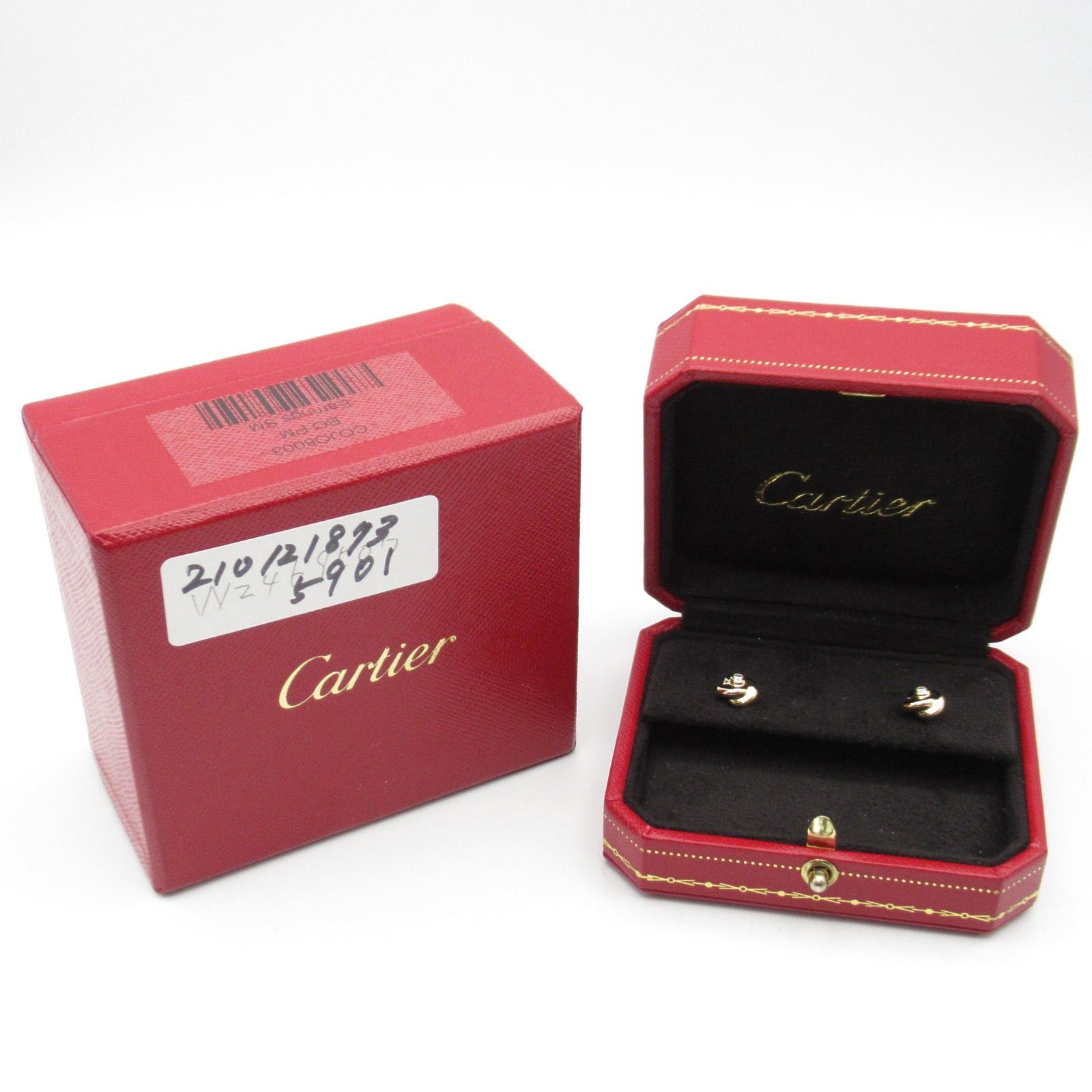 Cartier Cartier Baby Trinity Diamond Earrings K18 (Yellow Gold) K18Wg (White K18Pg (Pink Gold)/Diamond Clear Size ONE SIZE - 6 Thumbnail