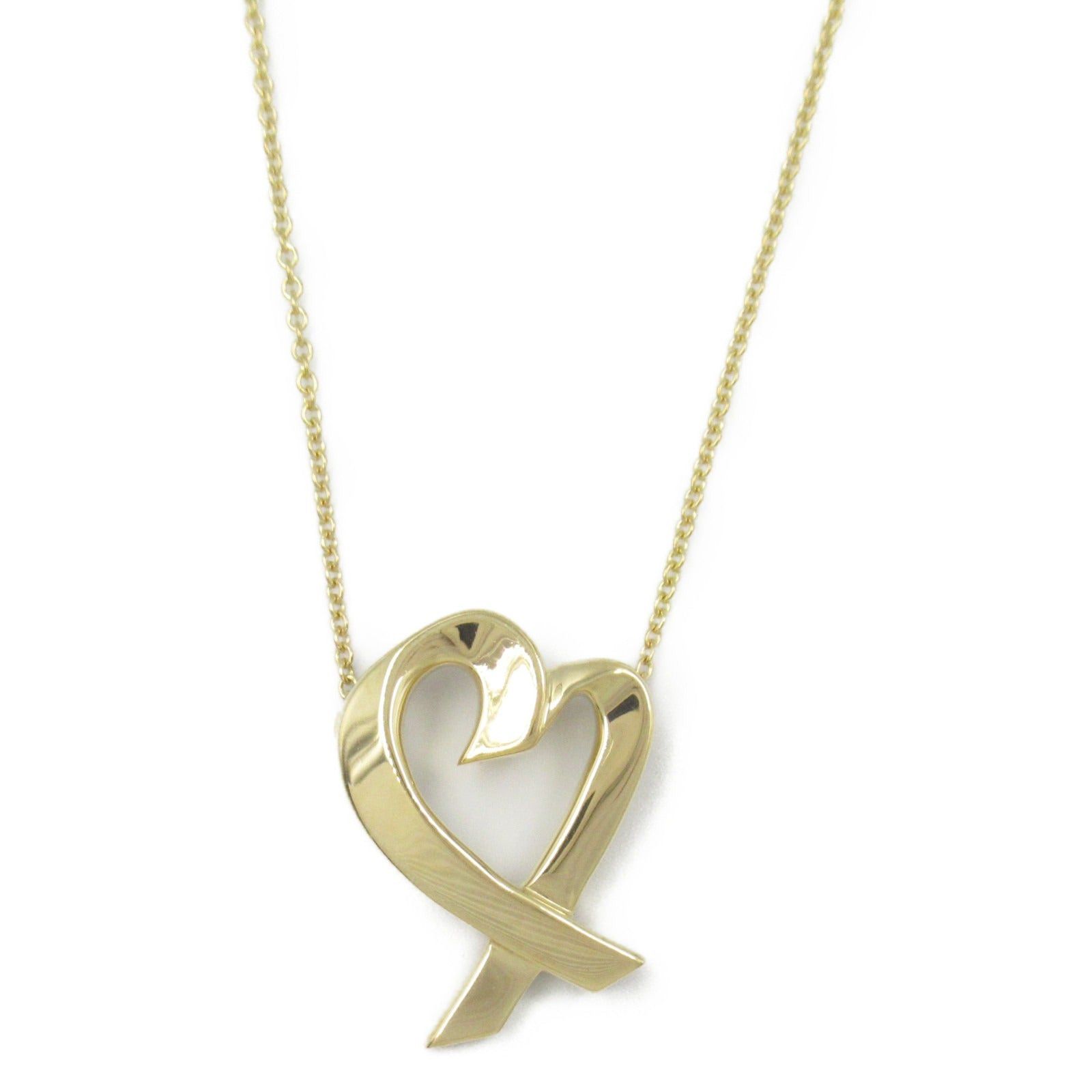 Tiffany & Co. Tiffany Co Loving Heart Medium Necklace K18 (Yellow Gold) Gold Size ONE SIZE - 2 Thumbnail