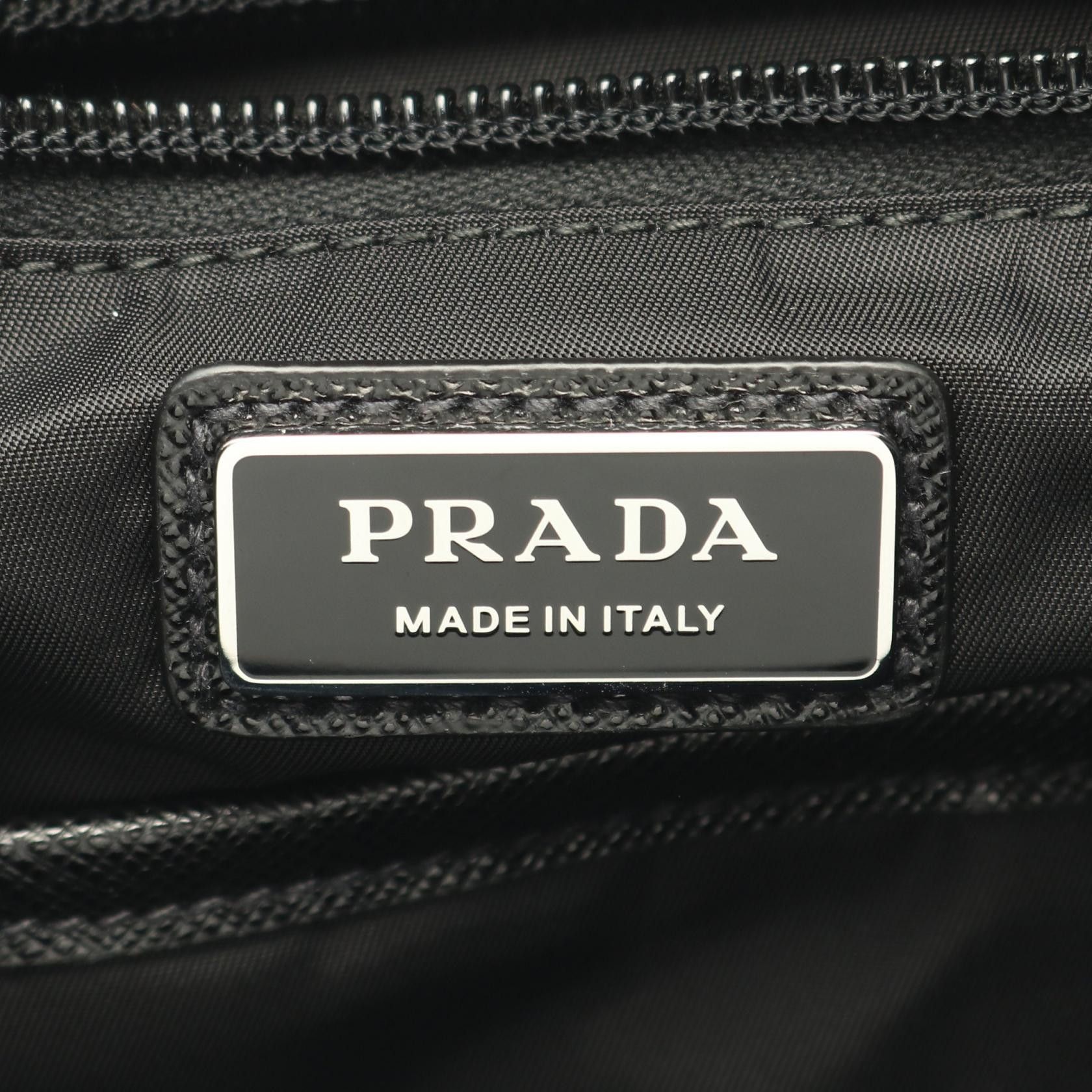 Prada Prada Re-Nylon Backpack Rucksack Nylon Saffiano Leather Black Size ONE SIZE - 4 Thumbnail