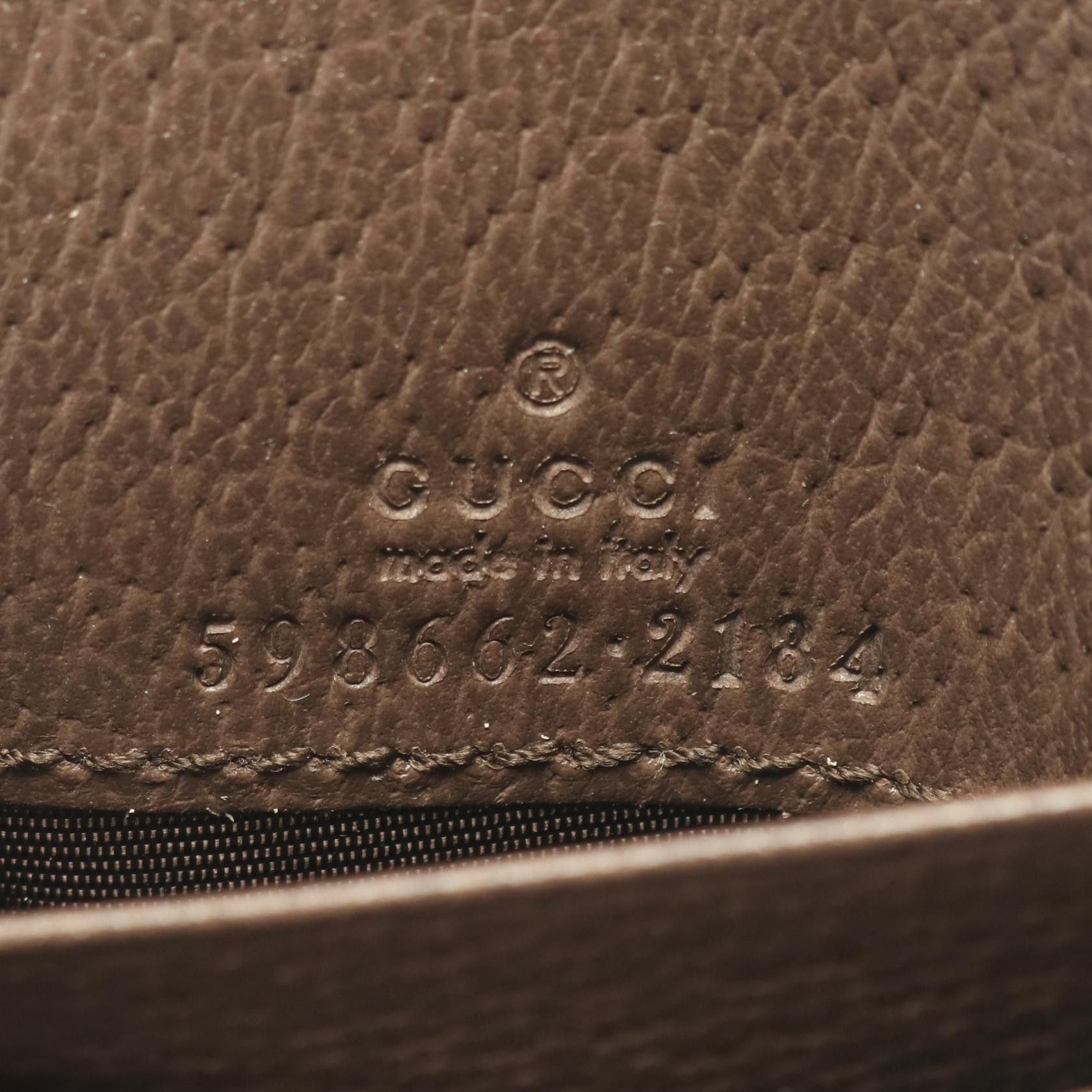 Gucci Gucci Ophidia Gg Wallet Sherry Line Bi-Fold Coated Canvas Leather Beige Brown Multicolor Size ONE SIZE - 4 Thumbnail