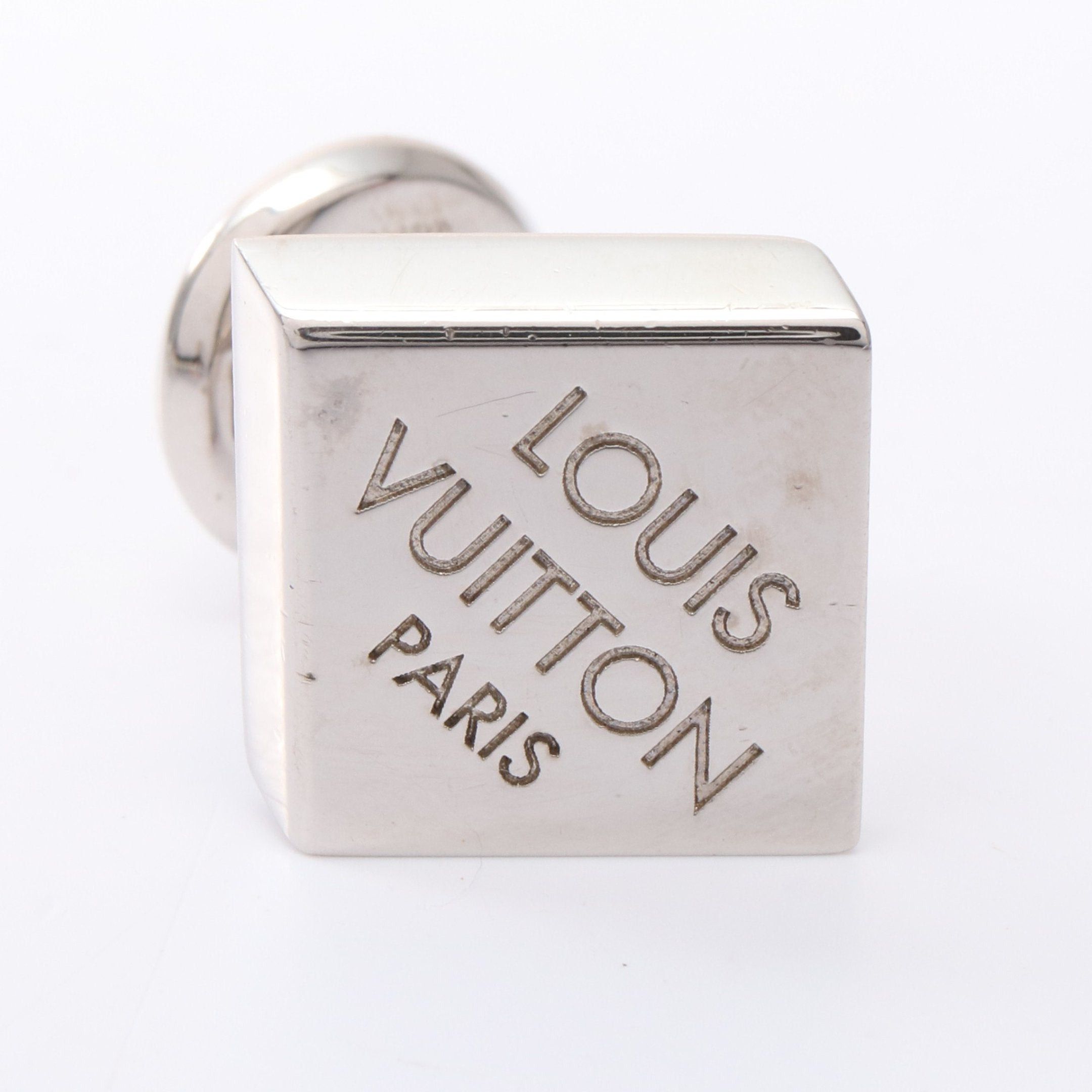 Louis Vuitton Louis Vuitton Bouton De Manchette Damier Cufflink Silver Size ONE SIZE - 3 Thumbnail