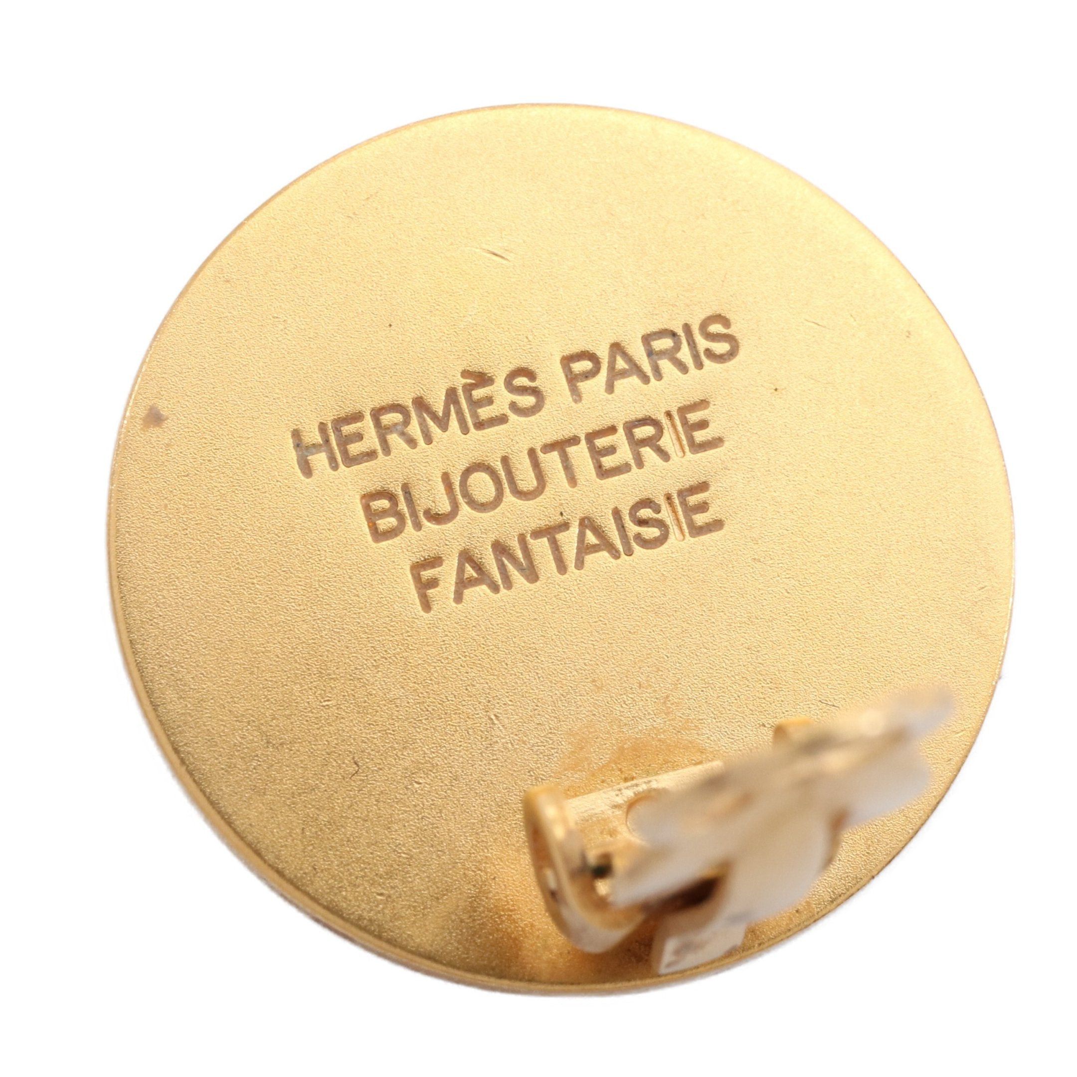 Hermes Hermes Serie Earrings Gp Gold Size ONE SIZE - 3 Thumbnail