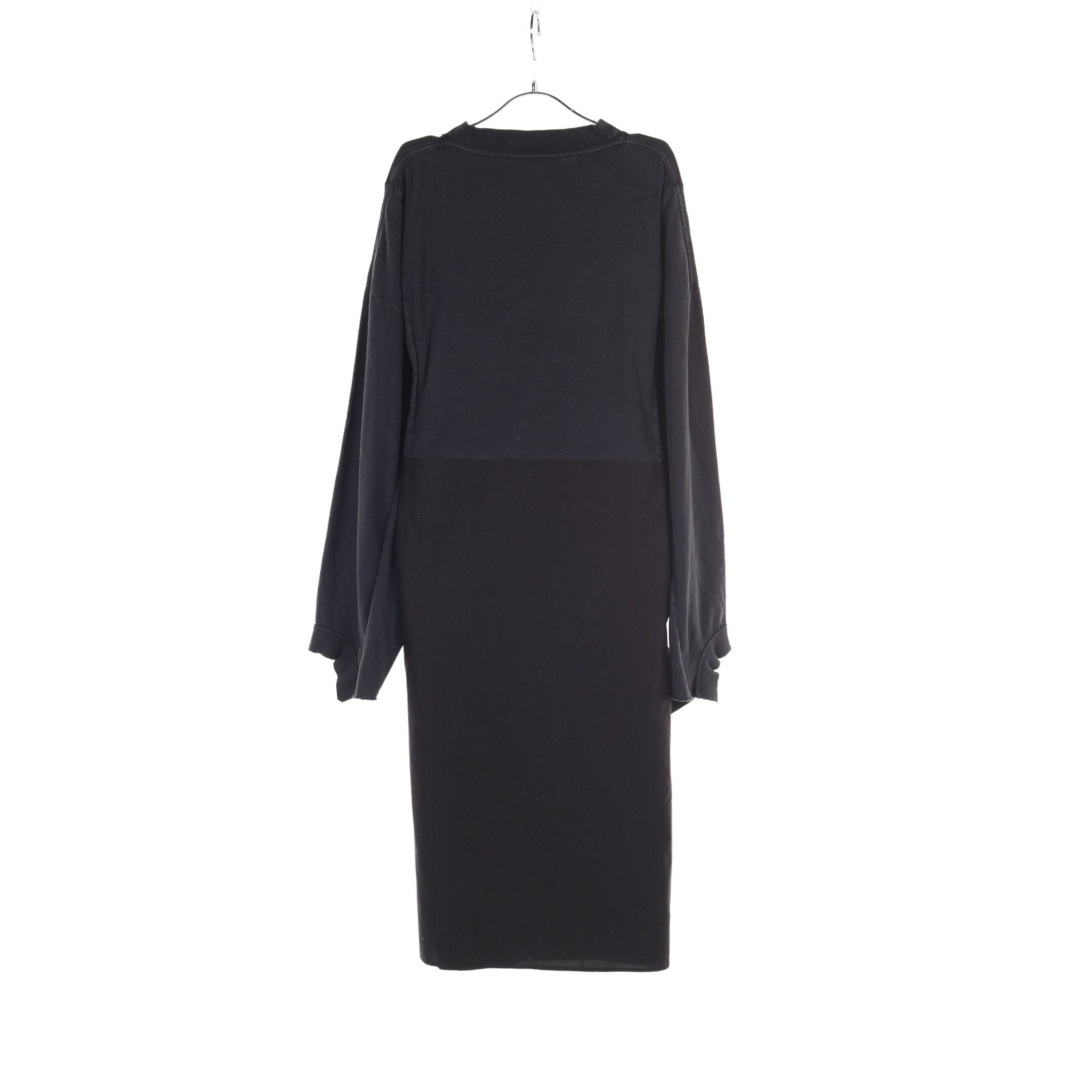 Balenciaga Balenciaga One Piece Long Sleeve Front Logo Embroidery Cotton Black Size ONE SIZE - 2 Thumbnail
