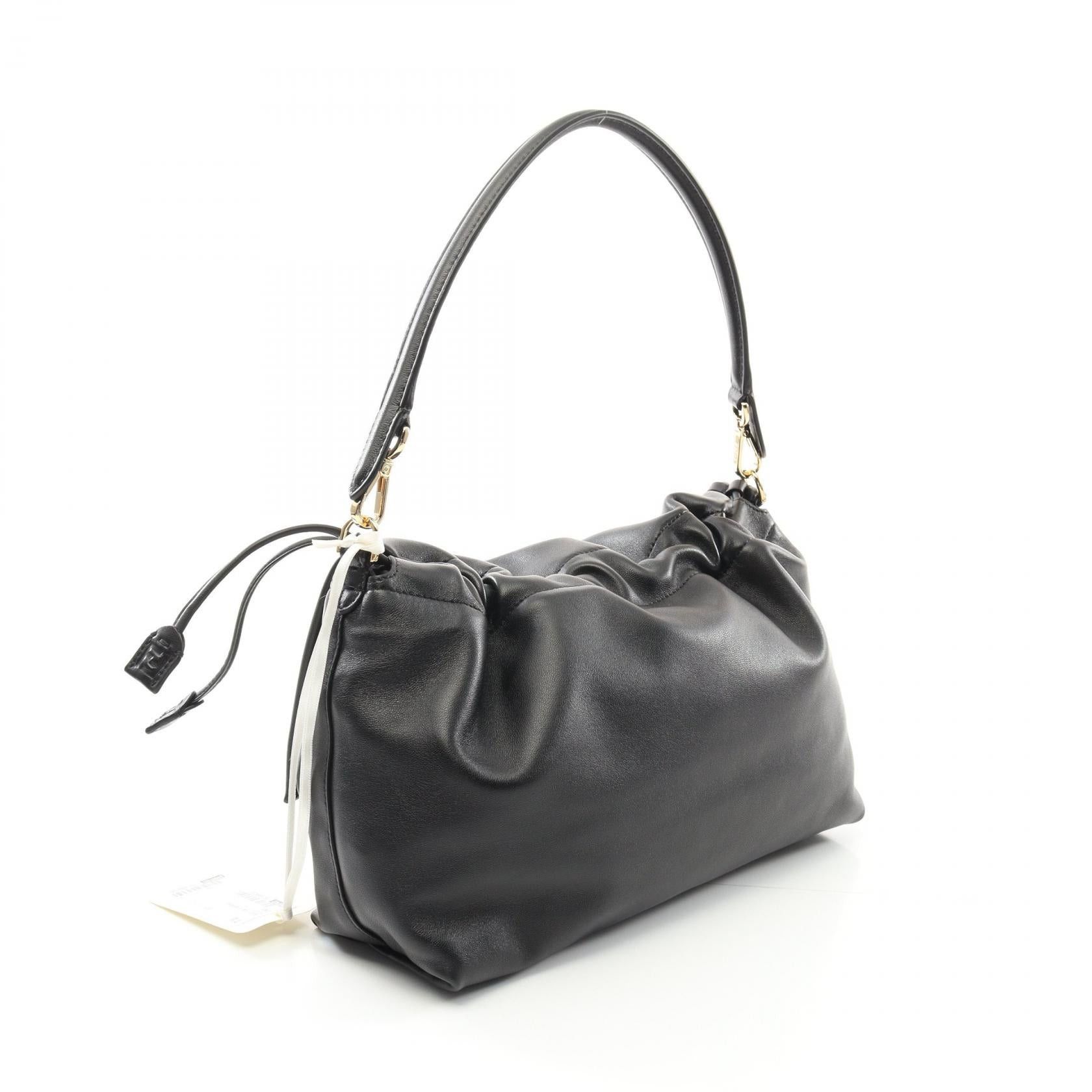 Fendi Fendi Mamma Bucket Large Shoulder Bag Leather Black Size ONE SIZE - 2 Thumbnail