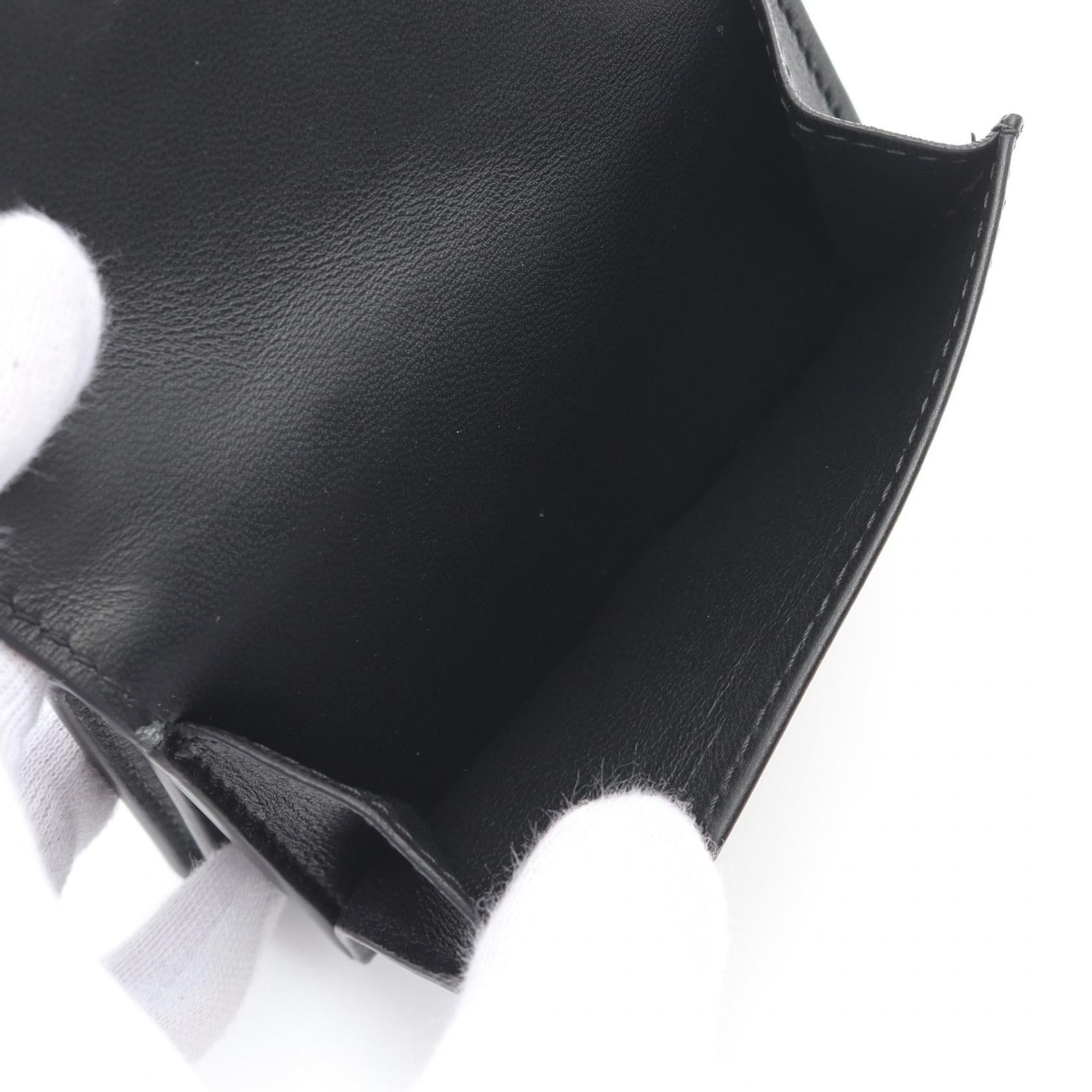Bottega Veneta Bottega Veneta Intrecciato Trifold Wallet Leather Black Size ONE SIZE - 5 Thumbnail