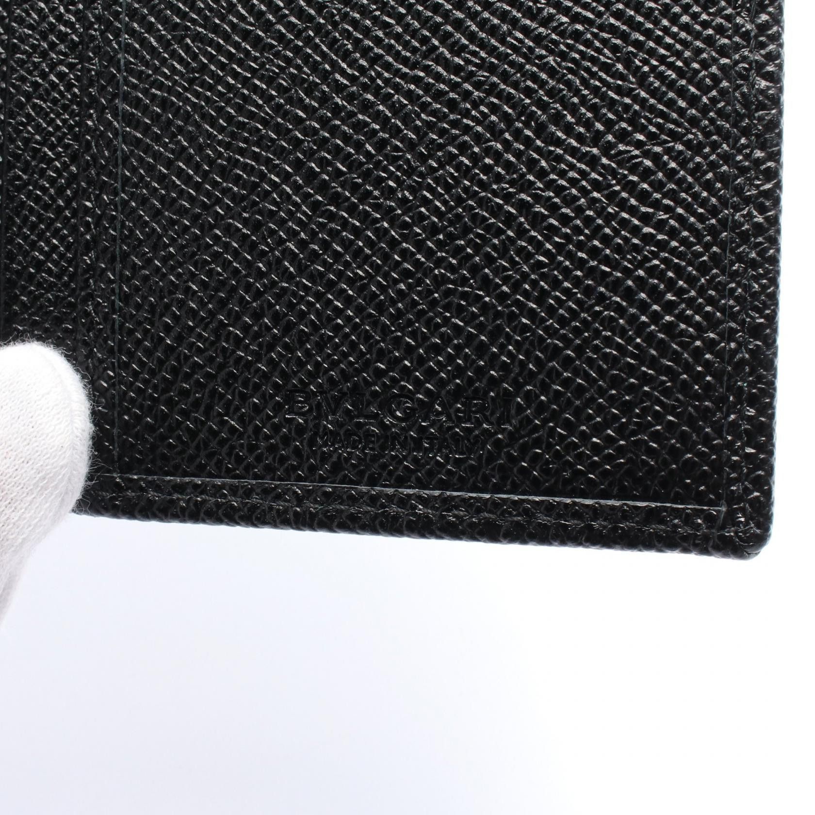 Bvlgari Bvlgari Bulgari Man Bi-Fold Long Wallet Leather Black Size ONE SIZE - 4 Thumbnail