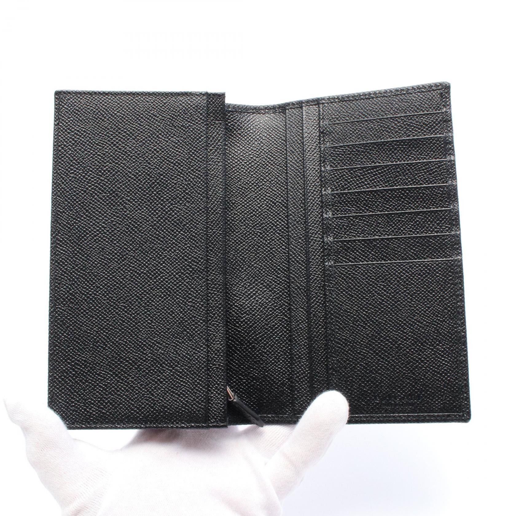 Bvlgari Bvlgari Bulgari Man Bi-Fold Long Wallet Leather Black Size ONE SIZE - 3 Thumbnail
