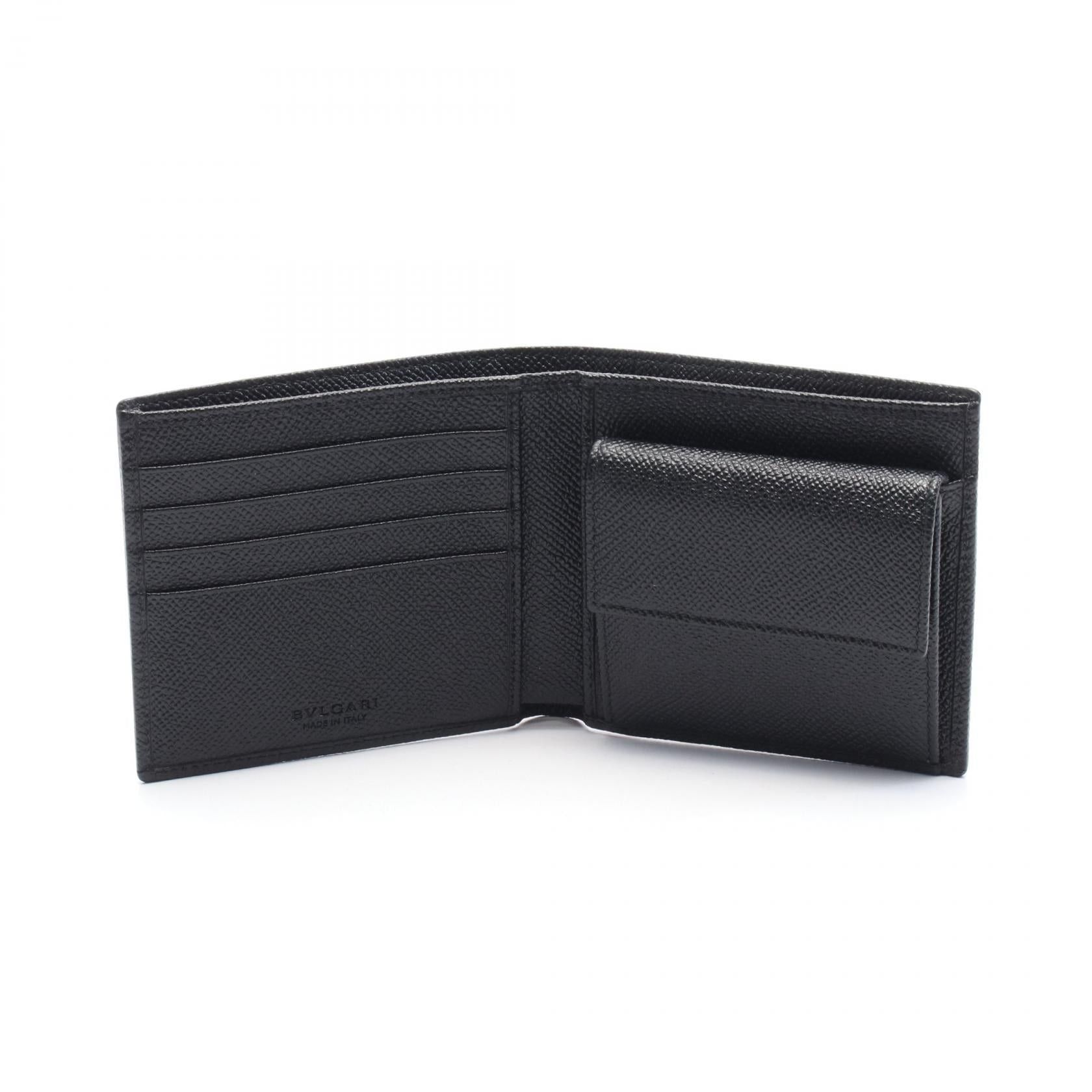 Bvlgari Bvlgari Bulgari Man Bi-Fold Wallet Leather Black Size ONE SIZE - 3 Thumbnail