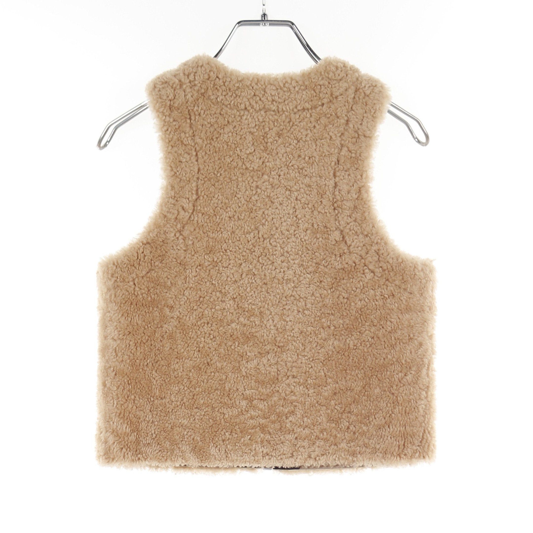 Celine Celine Vest Mouton Beige Size ONE SIZE - 2 Thumbnail