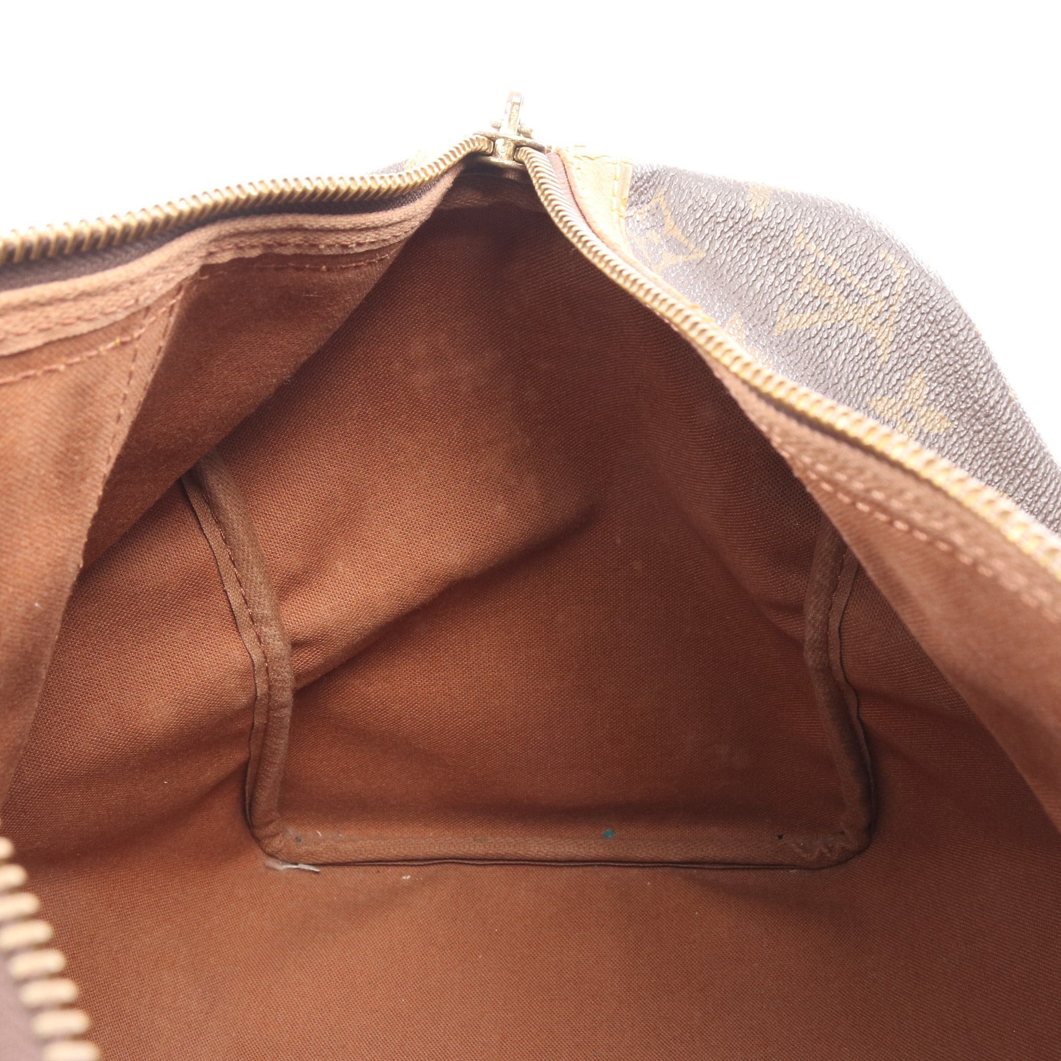 Louis Vuitton Louis Vuitton Saxople 35 Monogram Boston Bag Leather Brown Size ONE SIZE - 12 Thumbnail