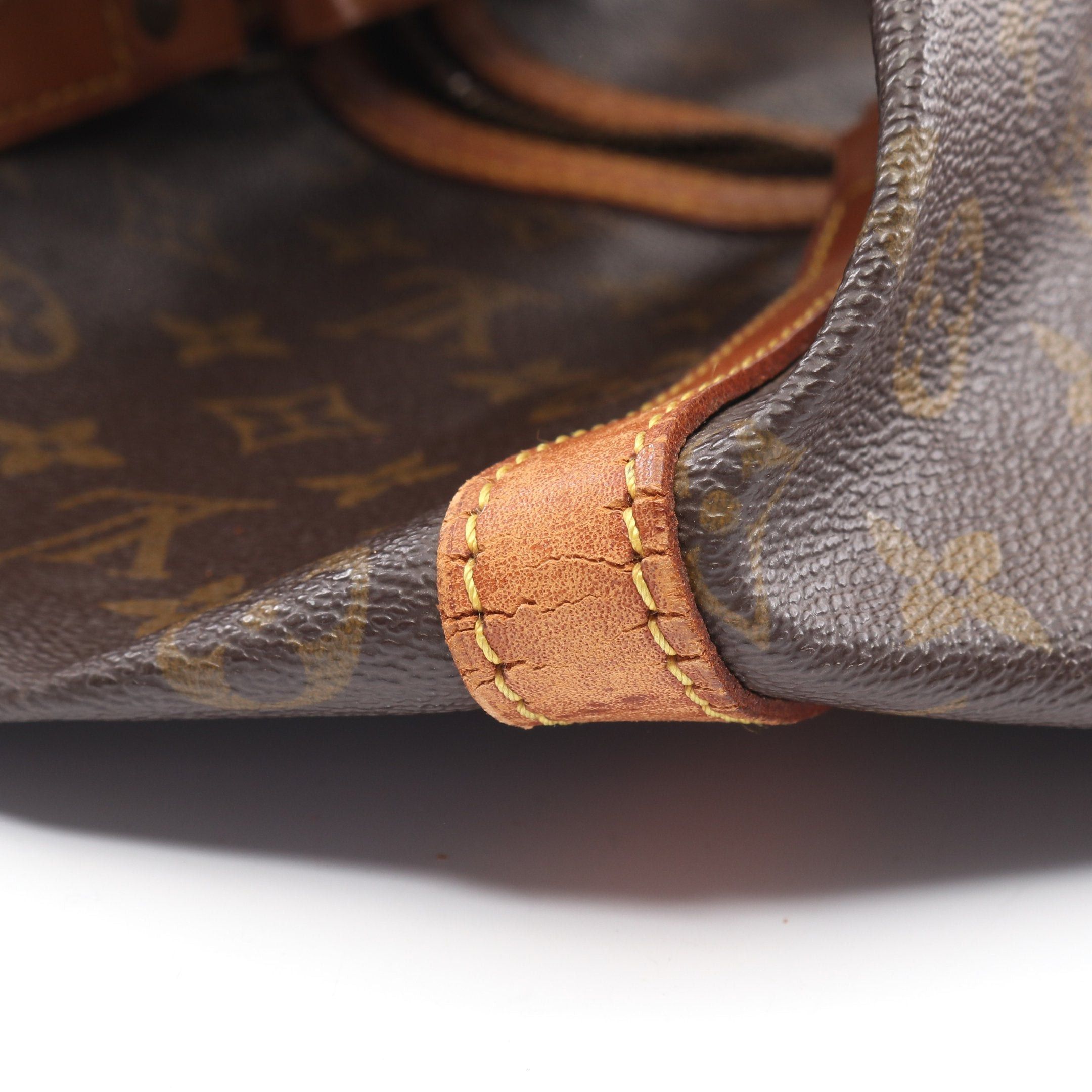 Louis Vuitton Louis Vuitton Saxople 35 Monogram Boston Bag Leather Brown Size ONE SIZE - 9 Thumbnail