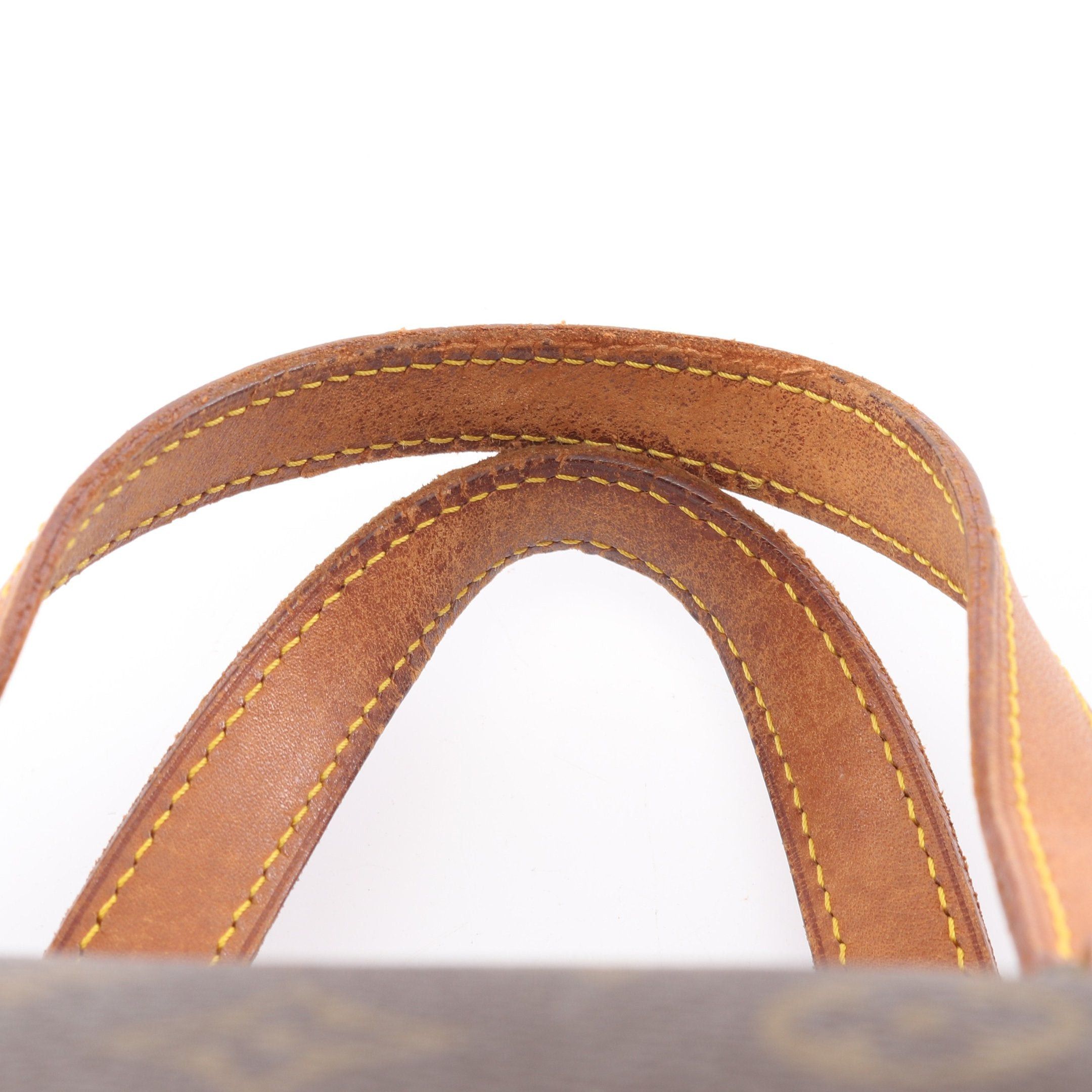 Louis Vuitton Louis Vuitton Saxople 35 Monogram Boston Bag Leather Brown Size ONE SIZE - 8 Thumbnail