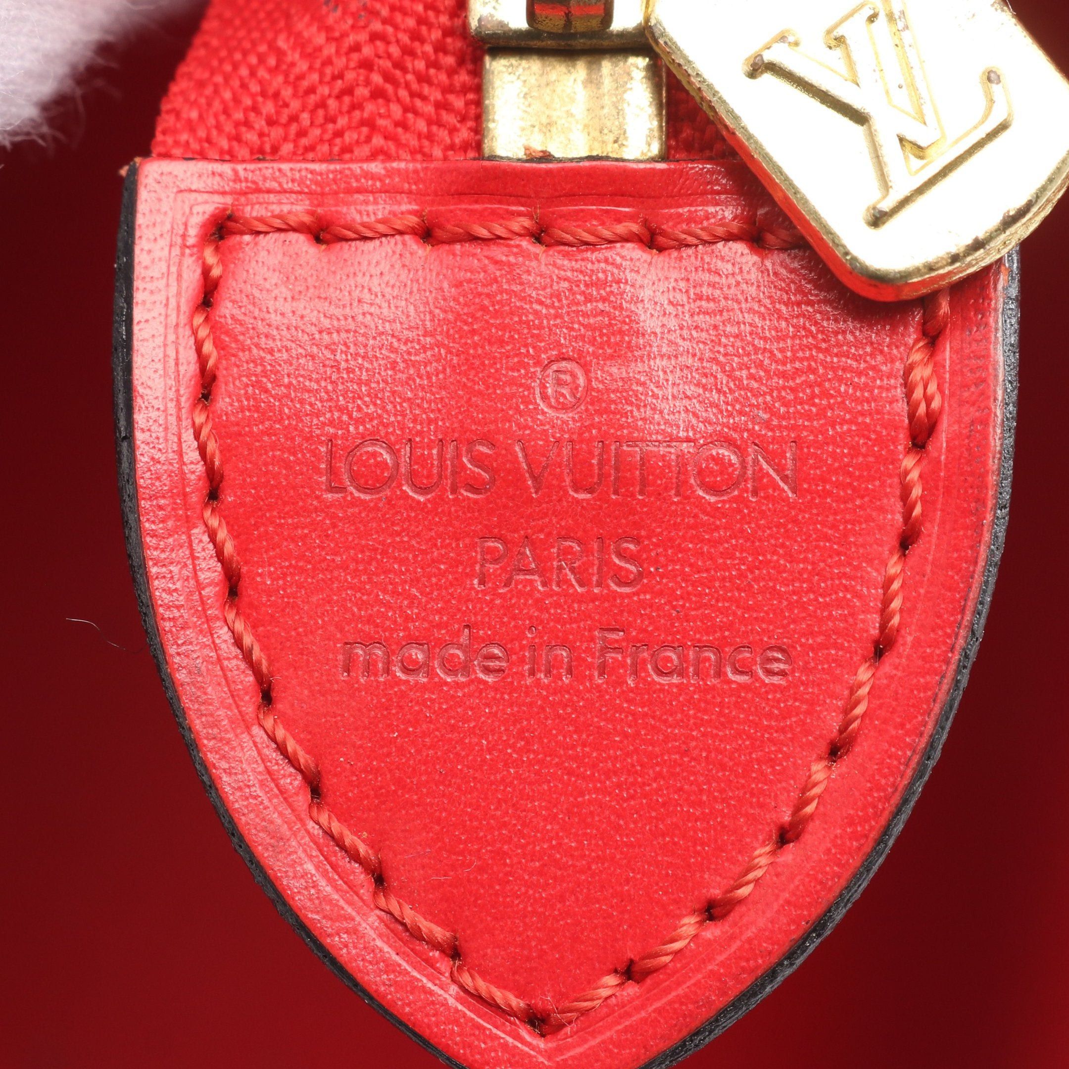 Louis Vuitton Louis Vuitton Riviera Epi Castilian Red Handbag Leather Size ONE SIZE - 4 Thumbnail