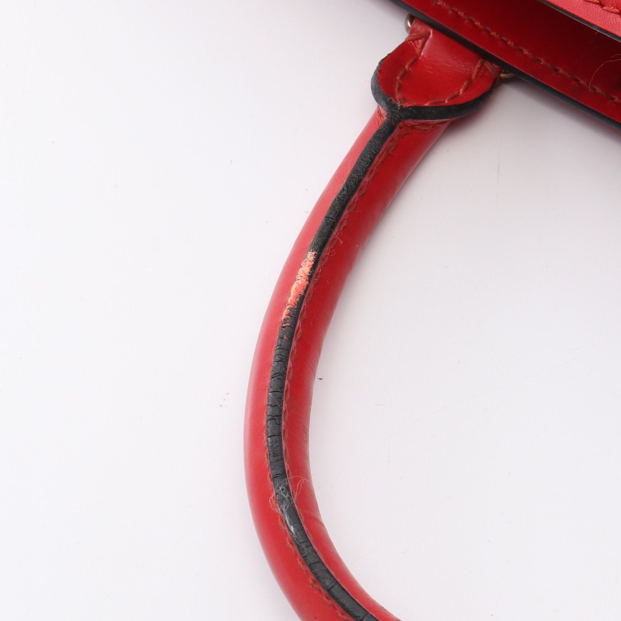 Louis Vuitton Louis Vuitton Riviera Epi Castilian Red Handbag Leather Size ONE SIZE - 10 Thumbnail